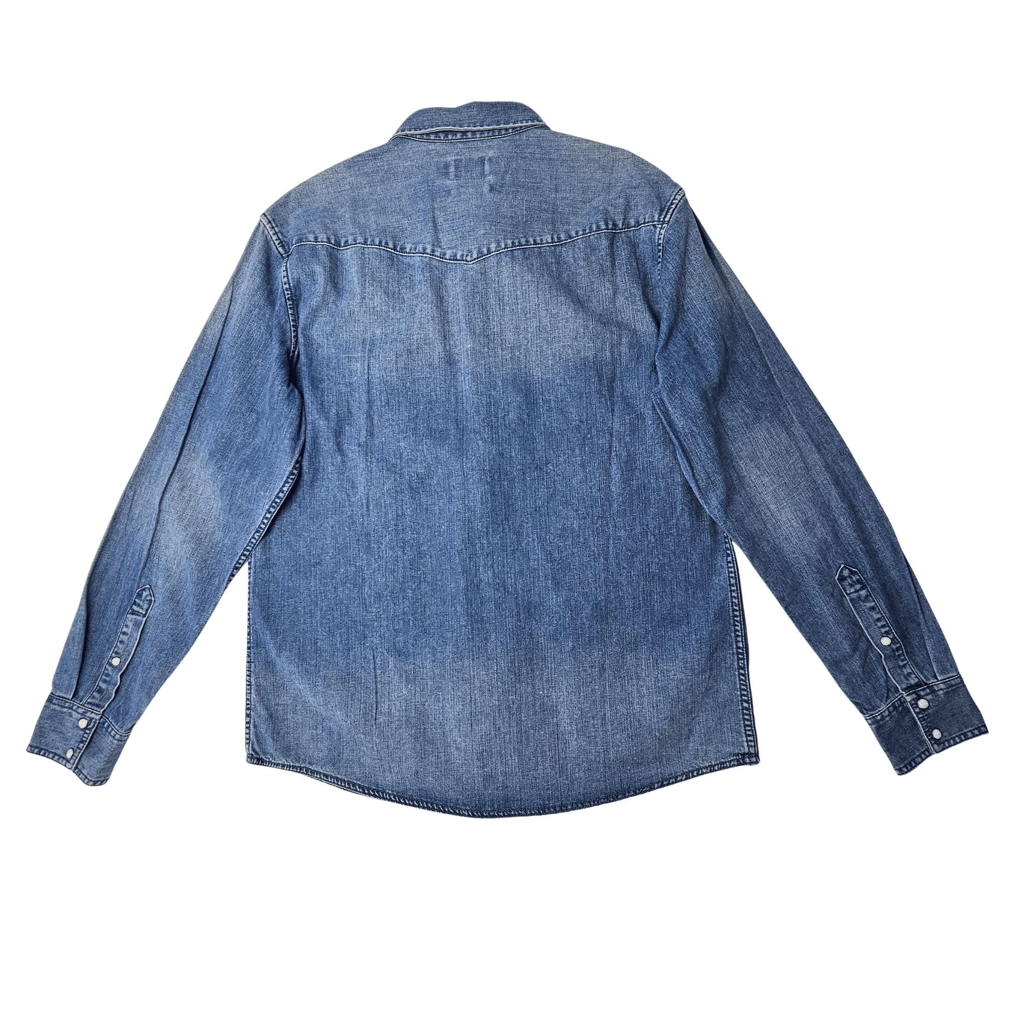 Kemishe Xhins Meshkujsh Esprit Ngjyre Blu S.Hand Shirt