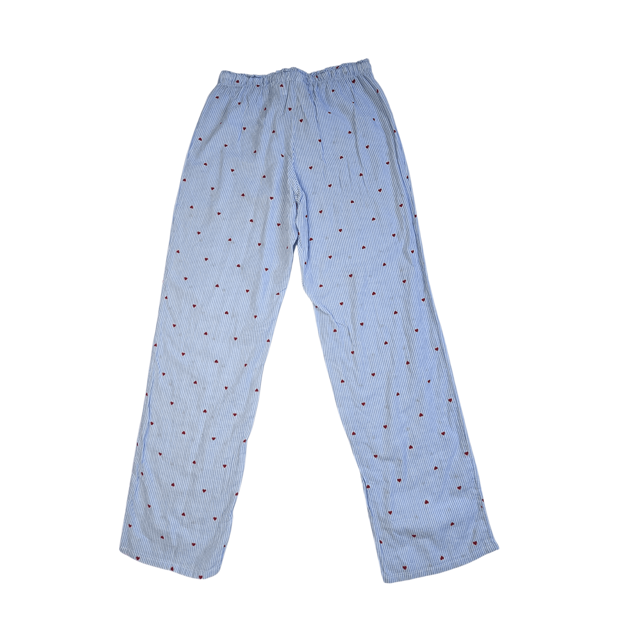 Veshje Gjumi Tuta H&m Ngjyre Blu e Hapur me Zemra te Kuqe te Vogla S.Hand/Sleeping Clothes