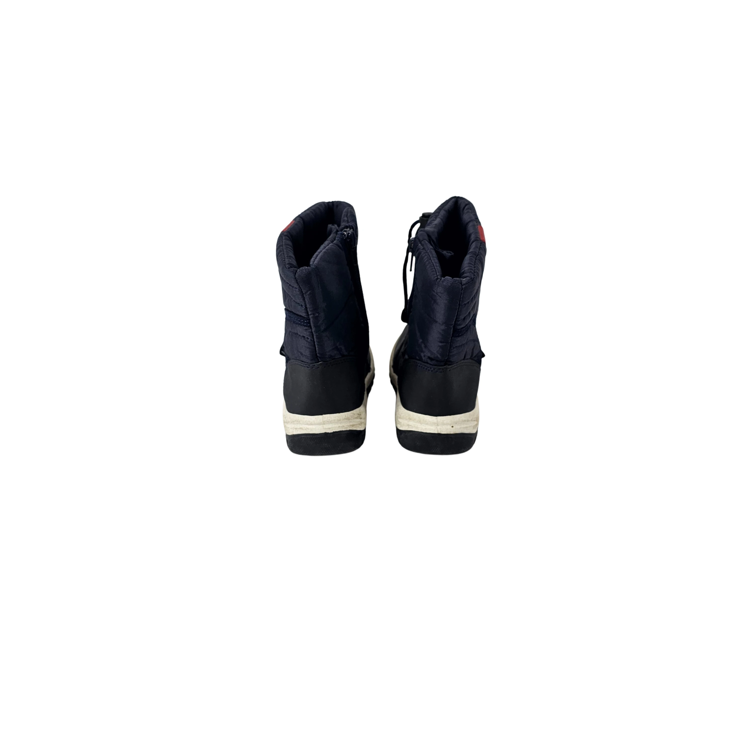 Cizme Femijesh me Push Brenda Ngjyre Blu te Erreta me Dizajn te Kuq S.Hand Children's Boots