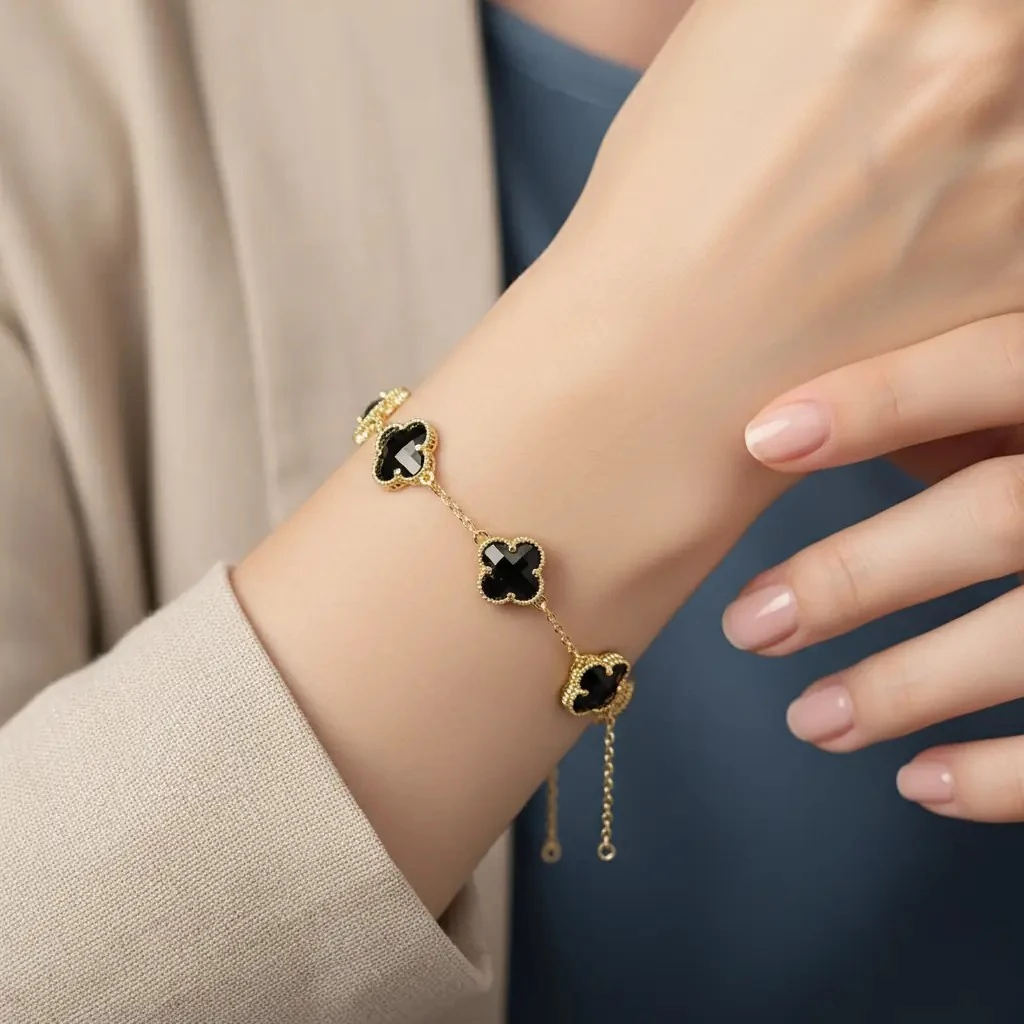 Byzylyk Femrash Çeliku Stainless Steel Ngjyre Gold Women Bracelet