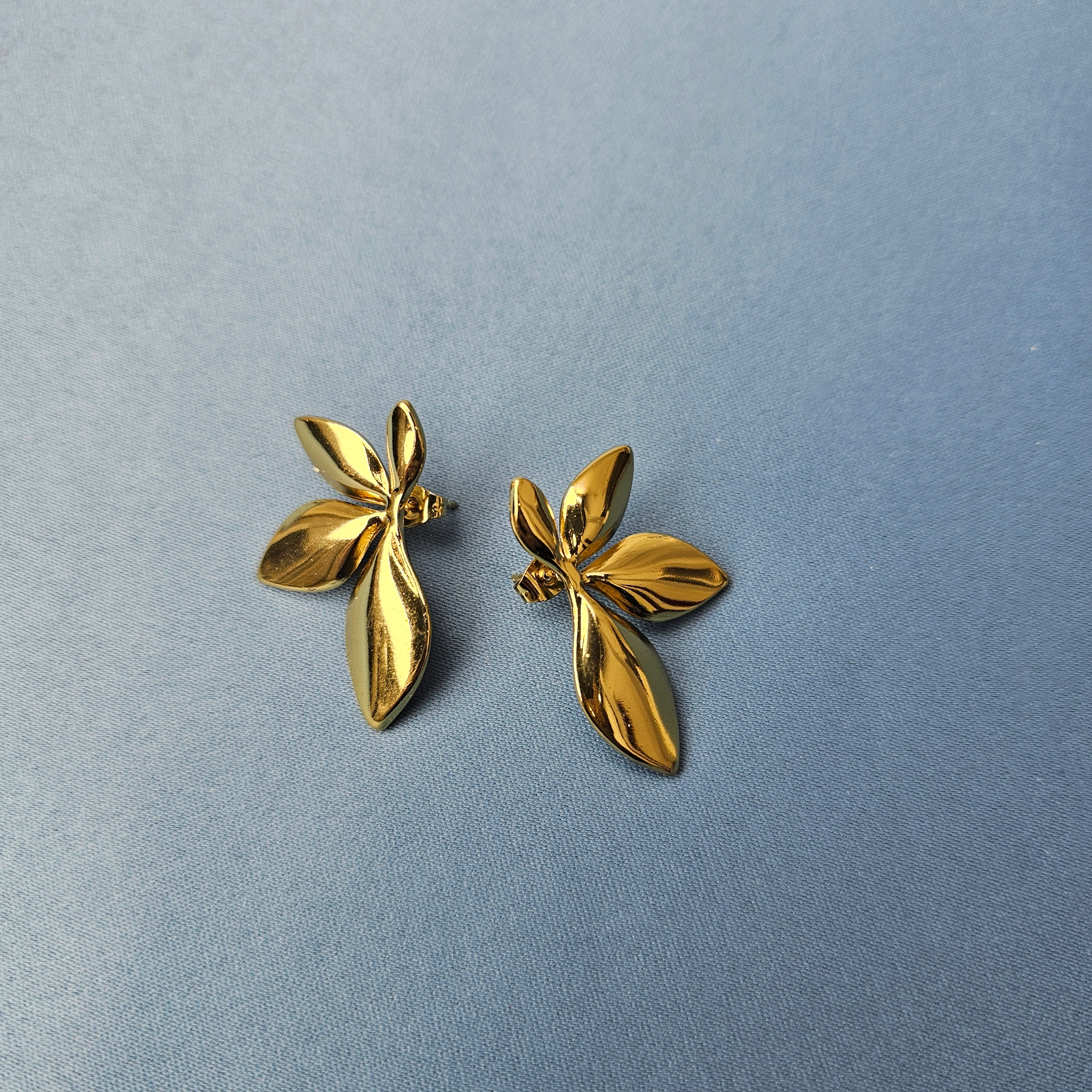 Vathe Femrash Çeliku Stainless Steel Ngjyre Gold Women Earrings