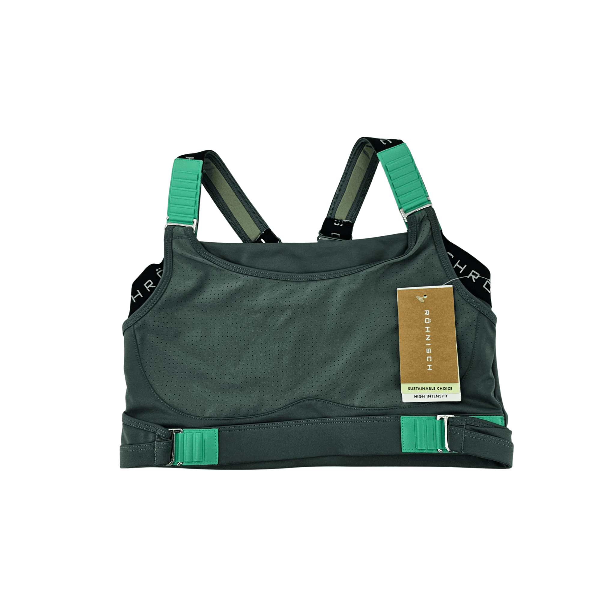  Fitness Crop Top Rohnisch Ngjyre Ulliri me te Zeze Outlet