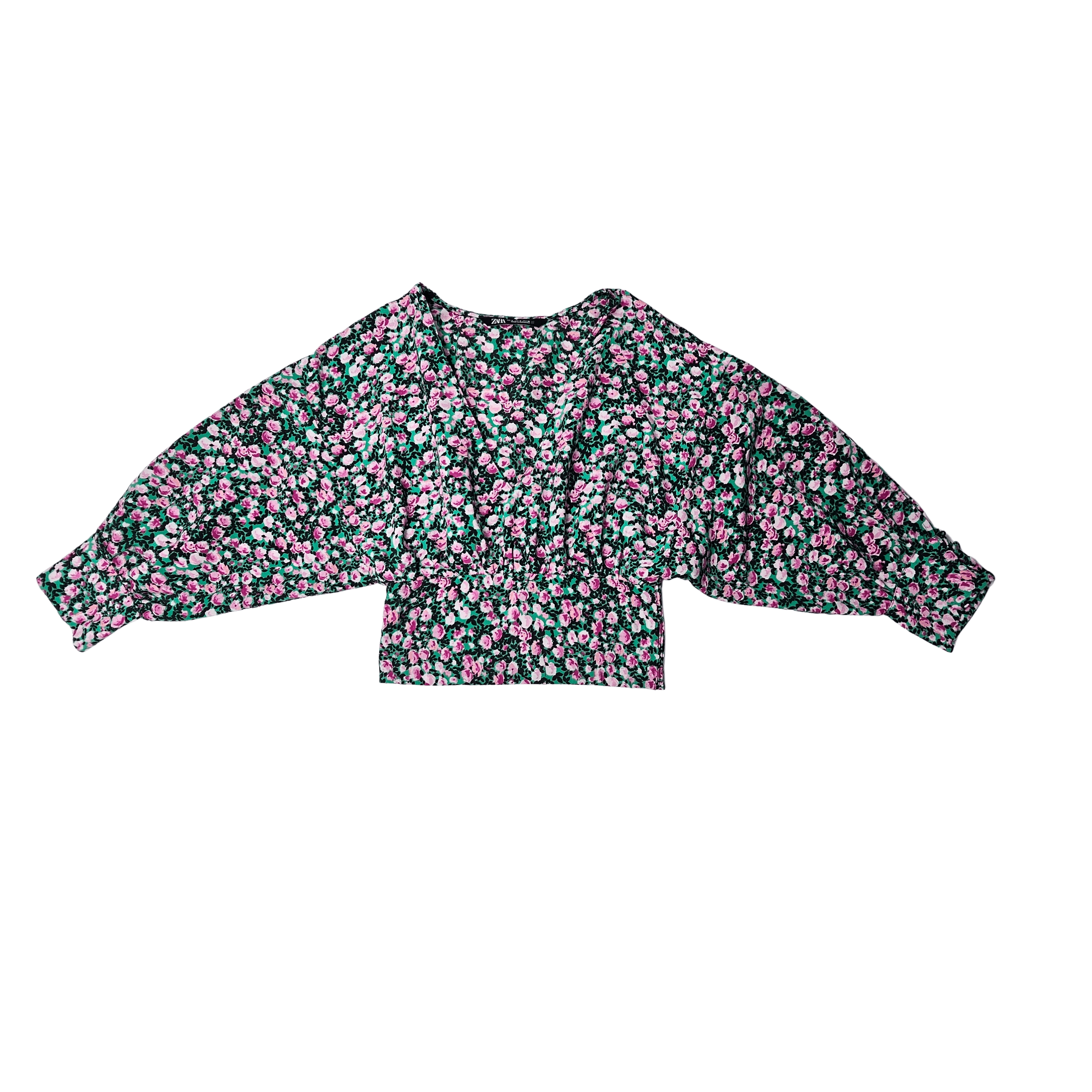 Bluze Femrash Zara Dizajn me Lule Womens Blouse