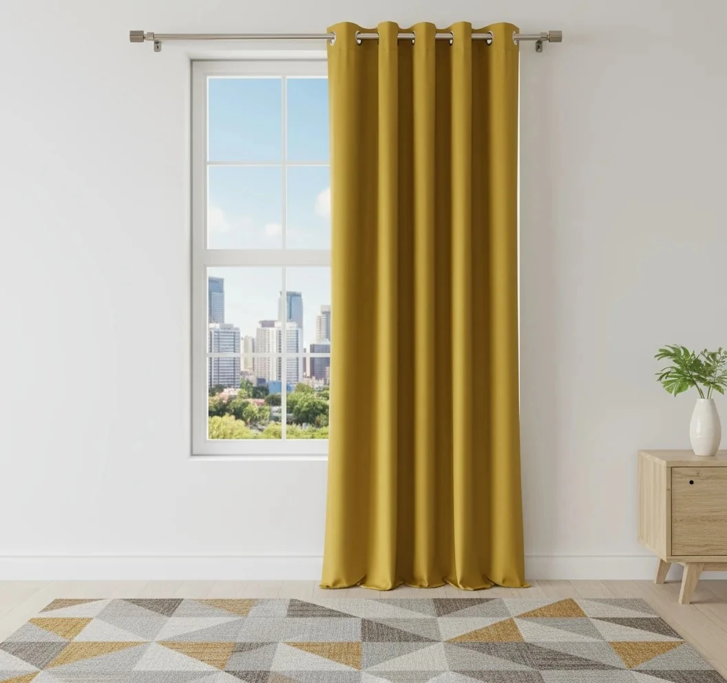 Perde e Trashe 145x250 Outlet Blackout Curtain - Mustardë