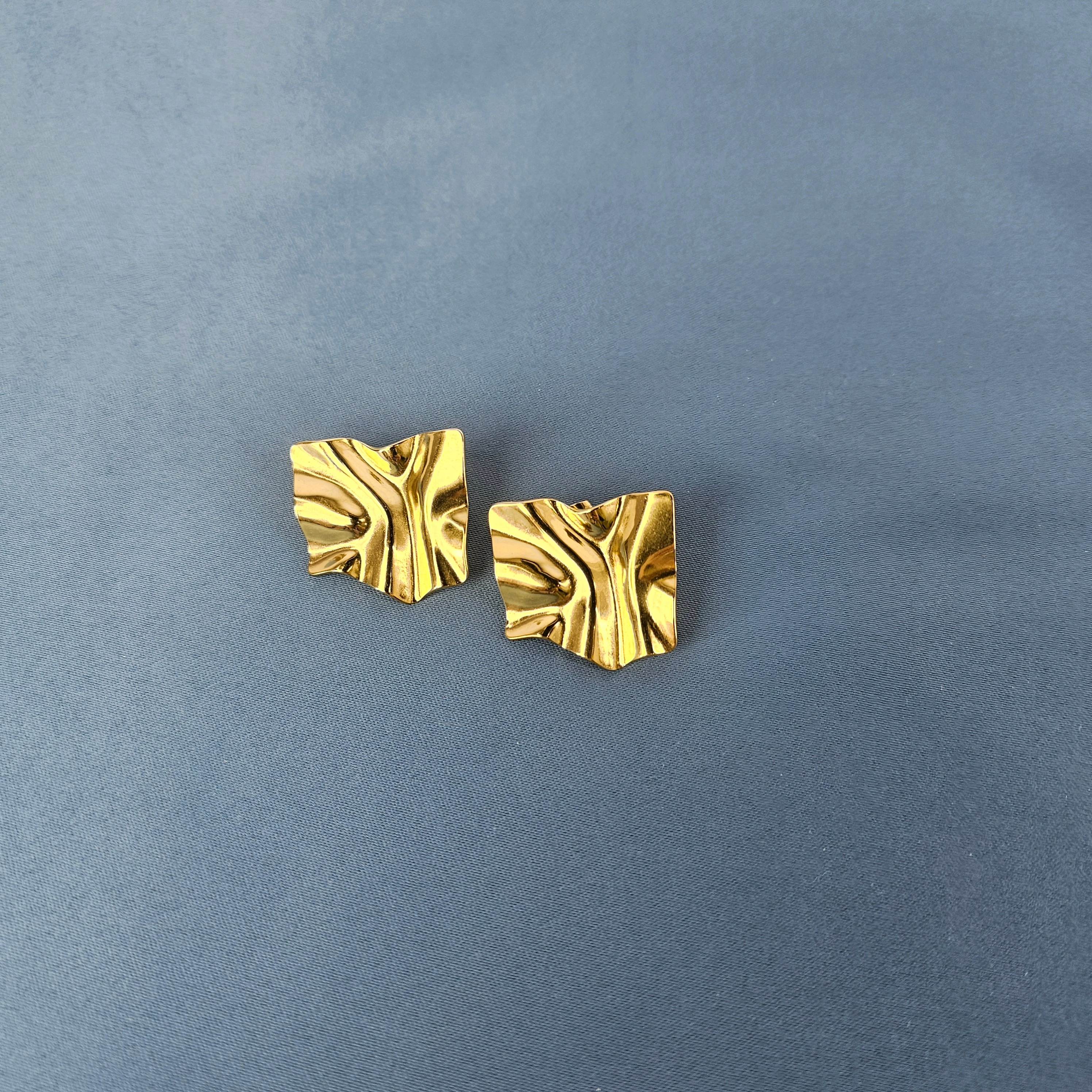 Vathe Femrash Çeliku M35 Stainless Steel Ngjyre Gold  Women Earrings