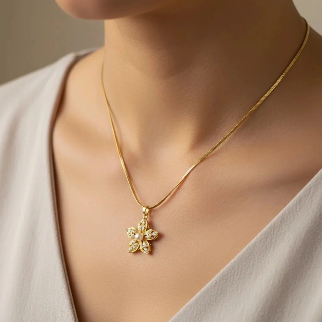 Varese Femrash Çeliku Stainless Steel Gold Women Necklace