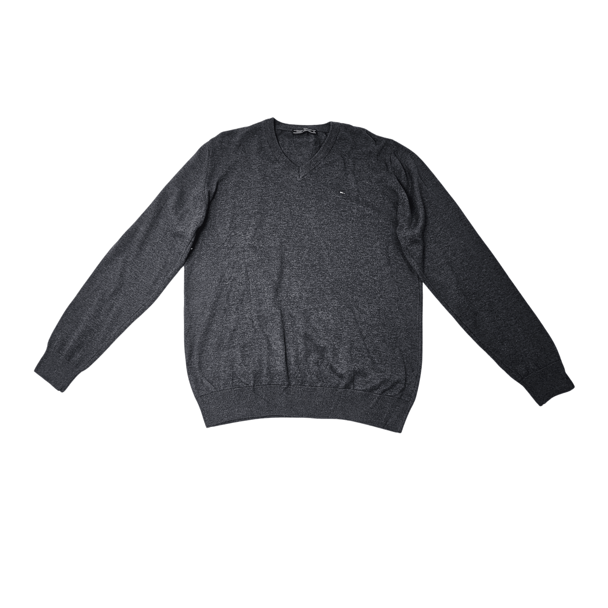 Pulover Meshkujsh Tommy Hilfiger Ngjyre Gri e Erret S.Hand Men's Sweater