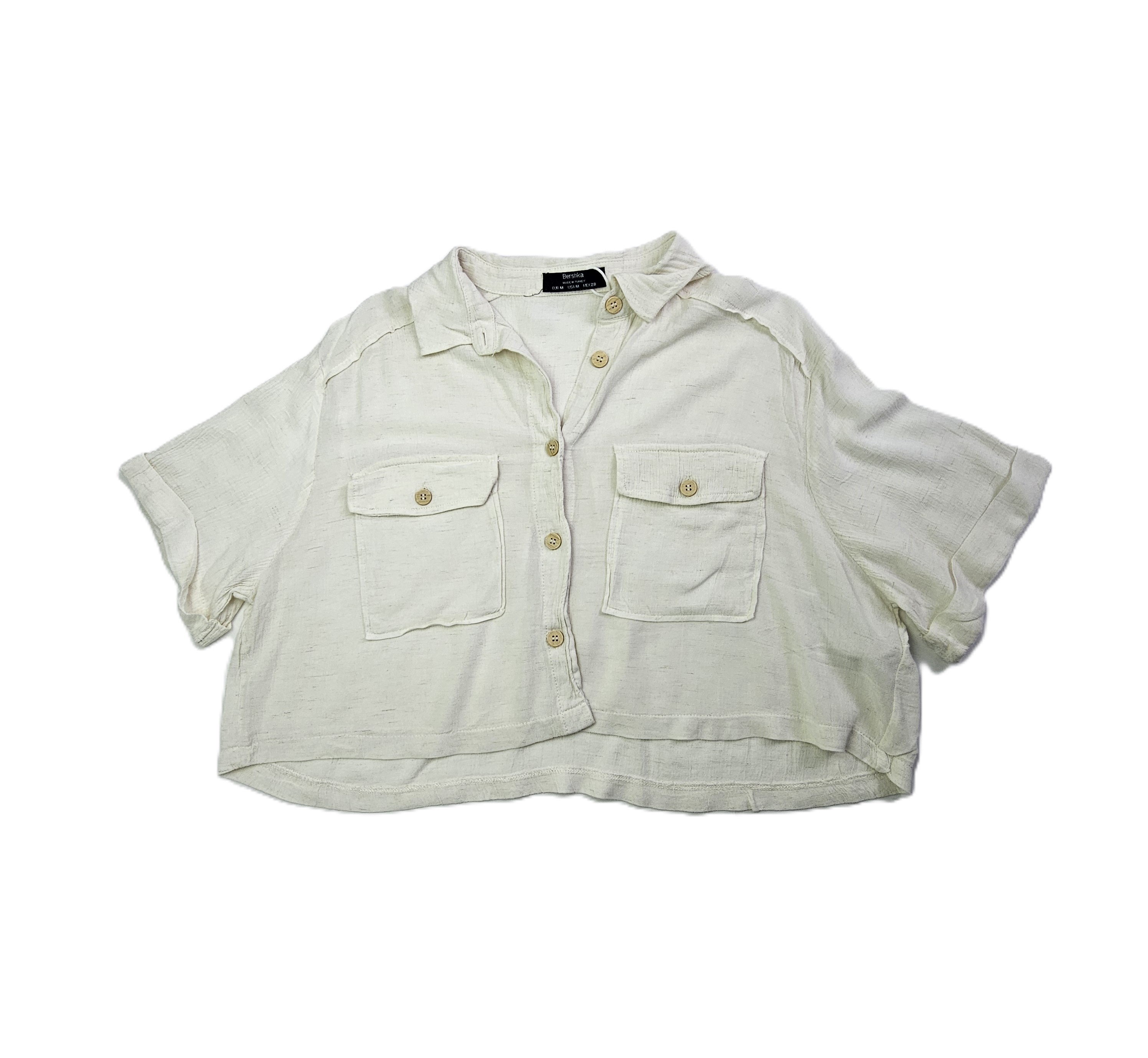 Kemishe Femrash Bershka Ngjyre Qumesht Outlet/Shirt