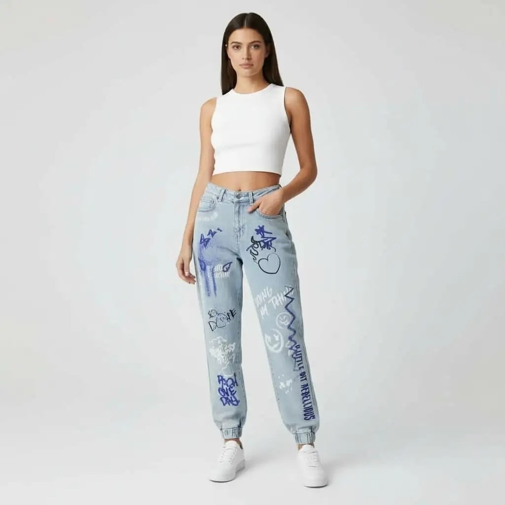 Pantallona Xhinse Femrash FB Sisters S.Hand Women Jeans