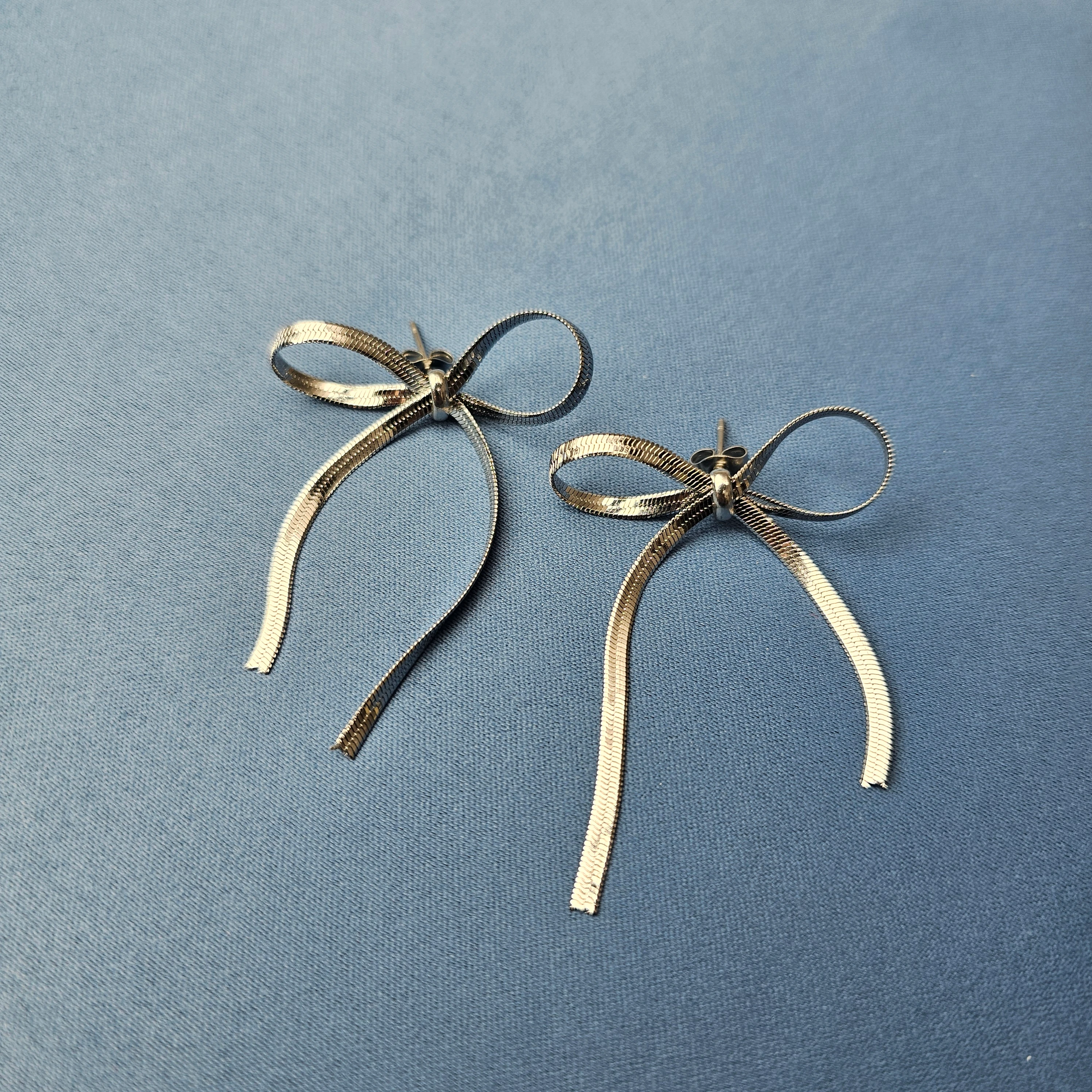 Vathe Femrash Çeliku Stainless Steel Ngjyre Silver Women Earrings