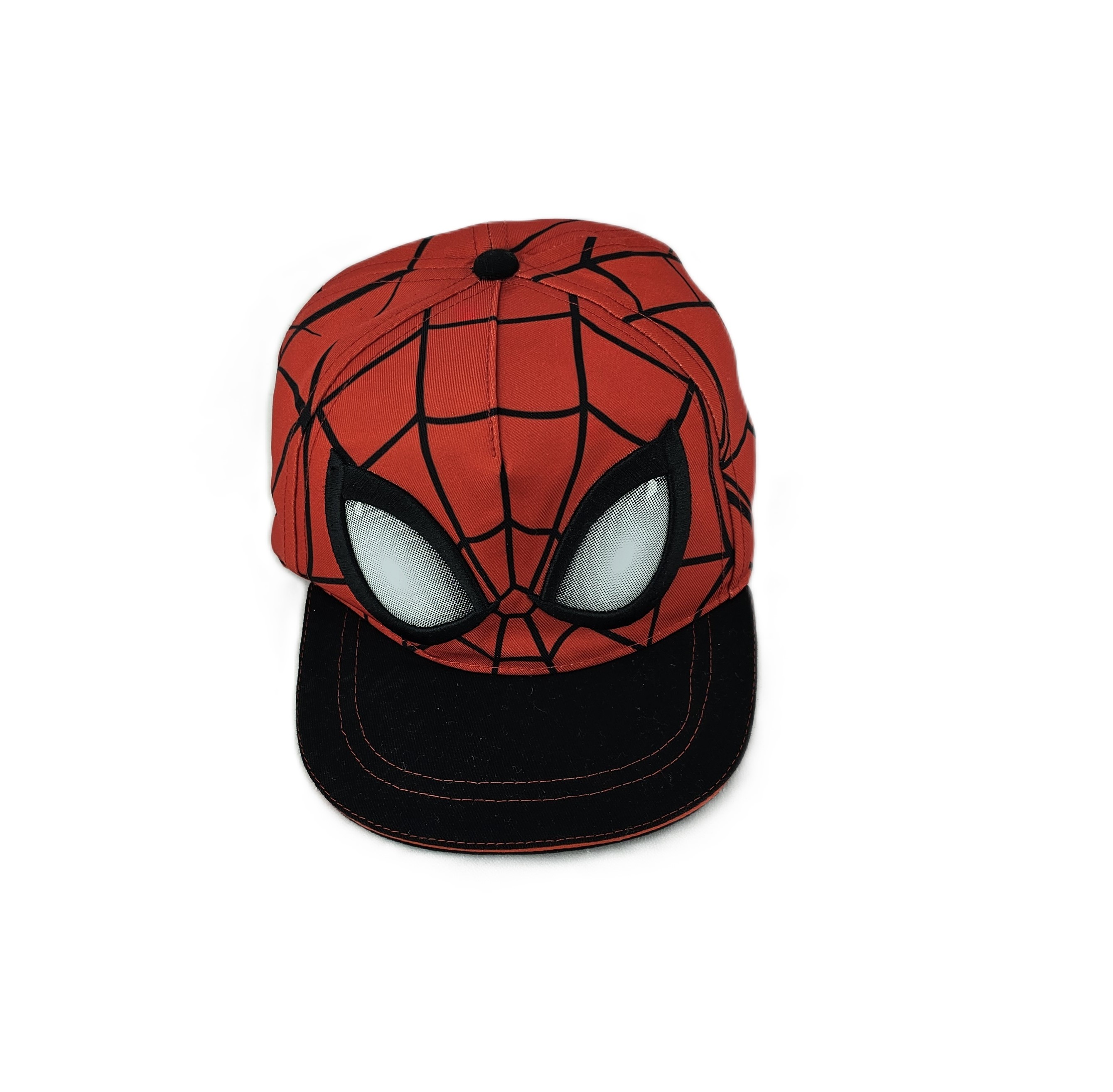 Kapele Femijesh Marvel Ngjyre e Kuqe me te Zeze dhe Dizajn Spiderman S.Hand/Hat