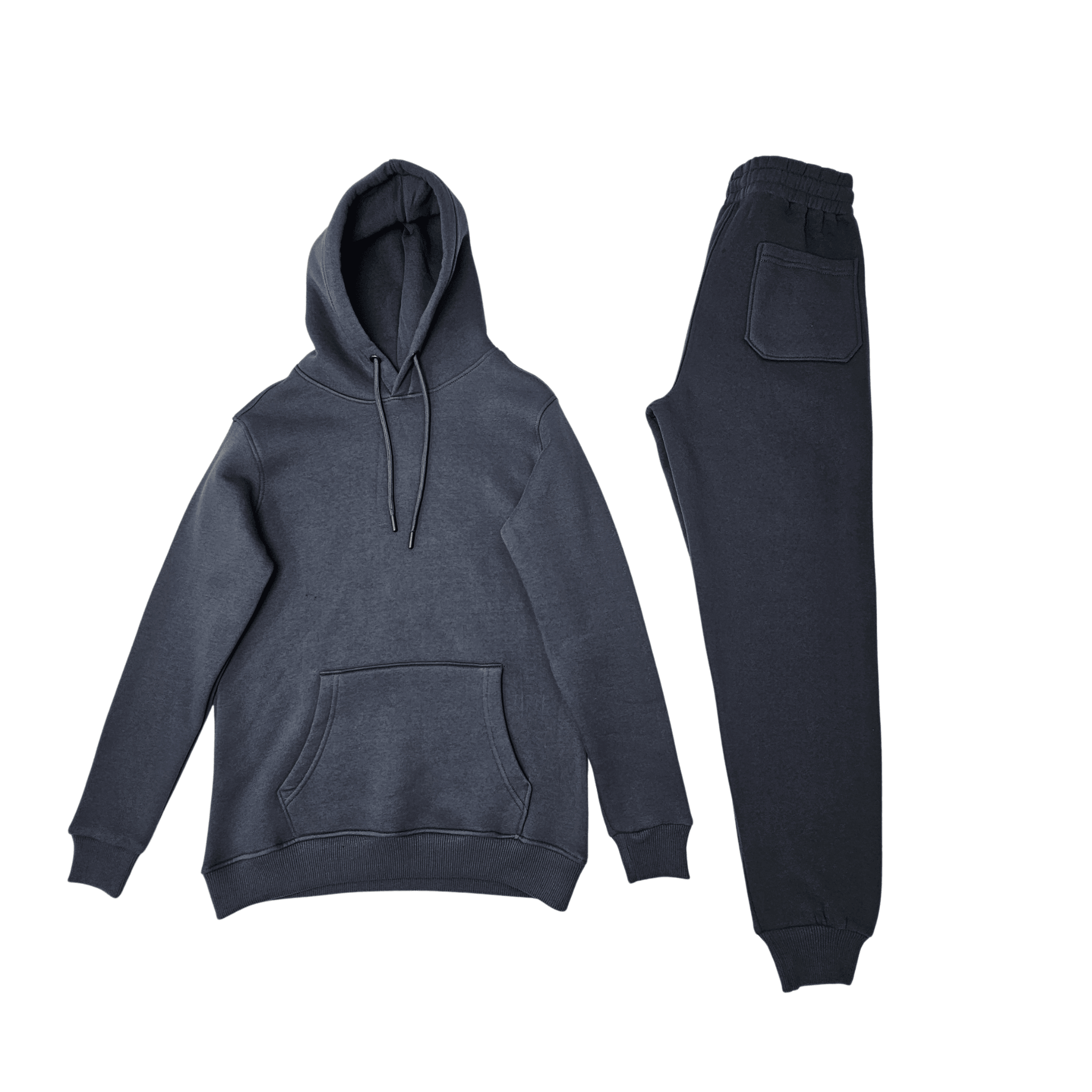 Kostum Sportiv Meshkujsh me Kapuc Outlet - Gri e Erret