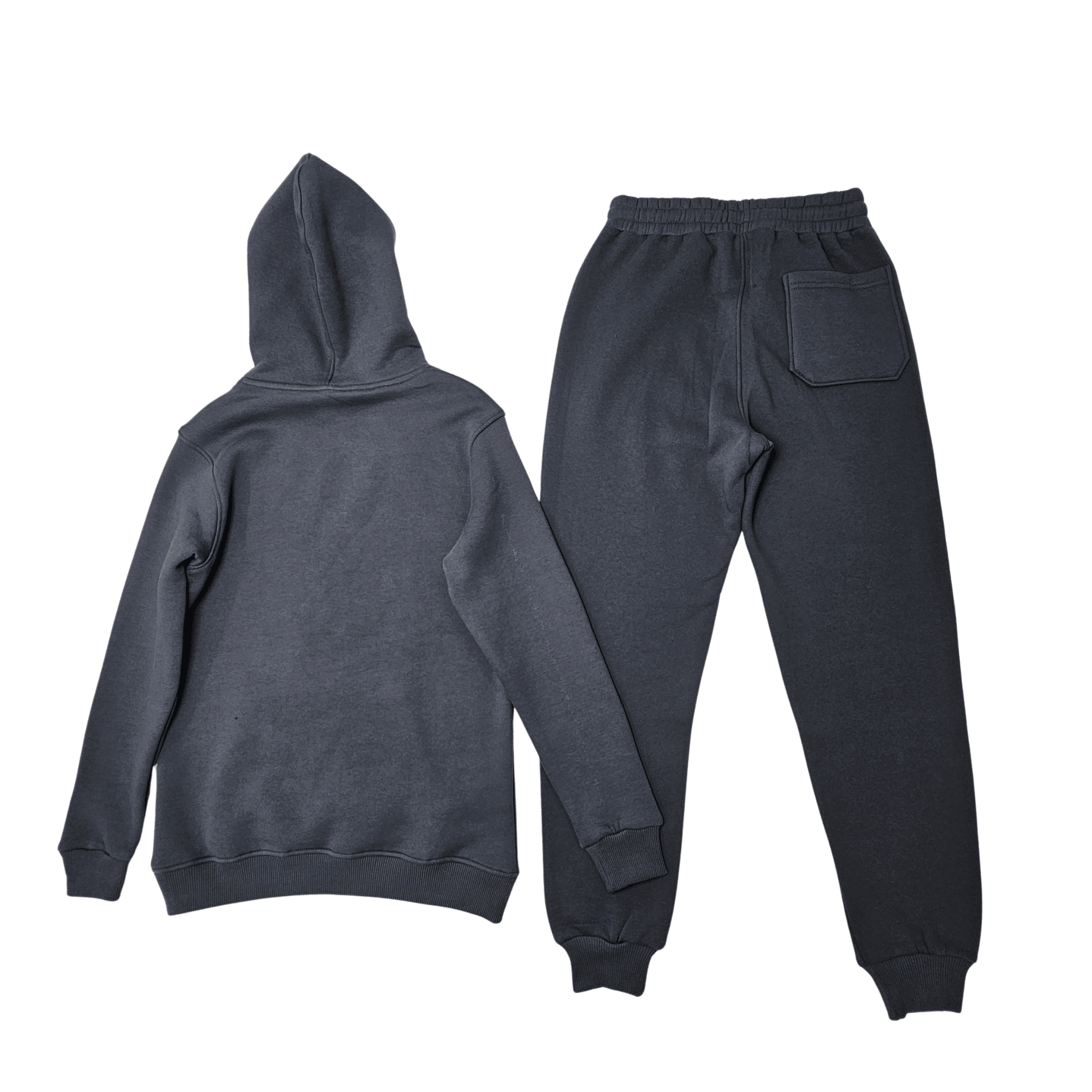 Kostum Sportiv Meshkujsh me Kapuc Outlet - Gri e Erret