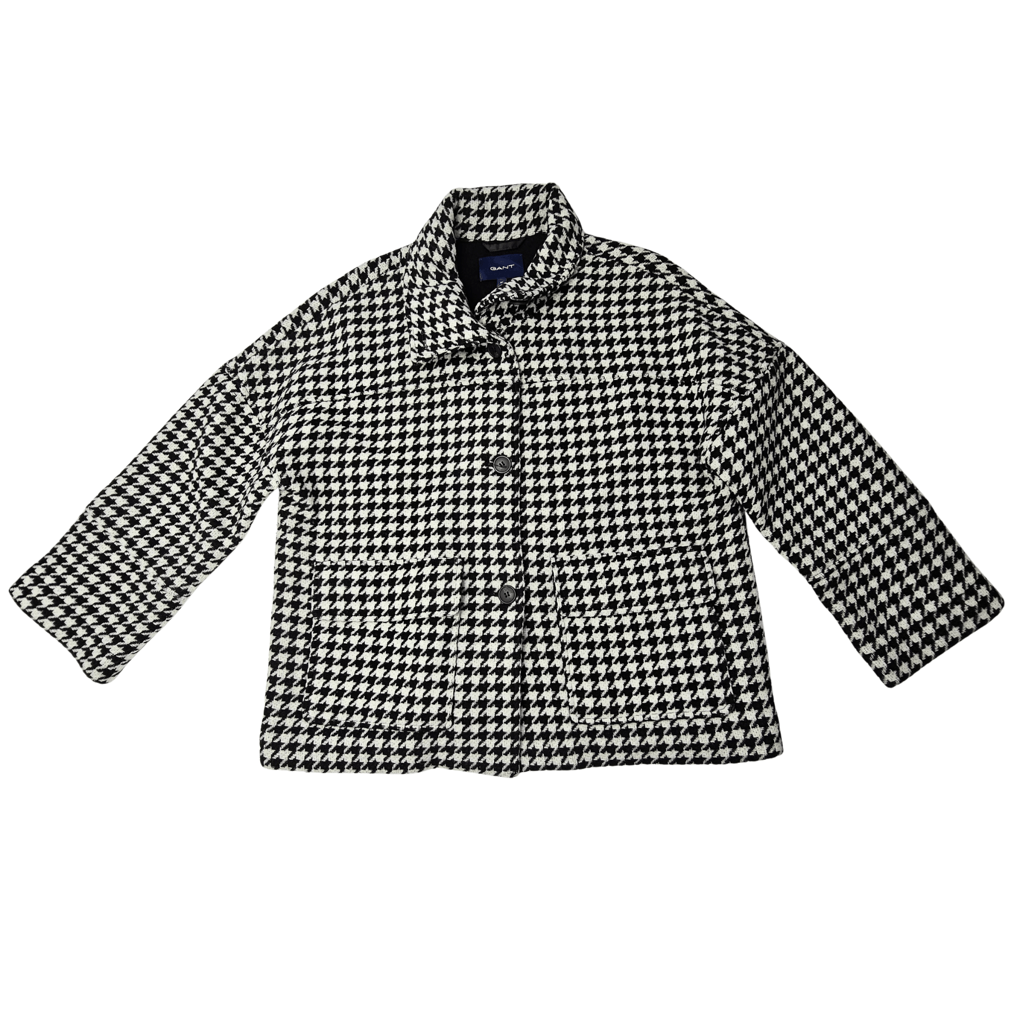 Xhakete Klasike Femrash Gant Dizajn Bardhe e Zi S.Hand