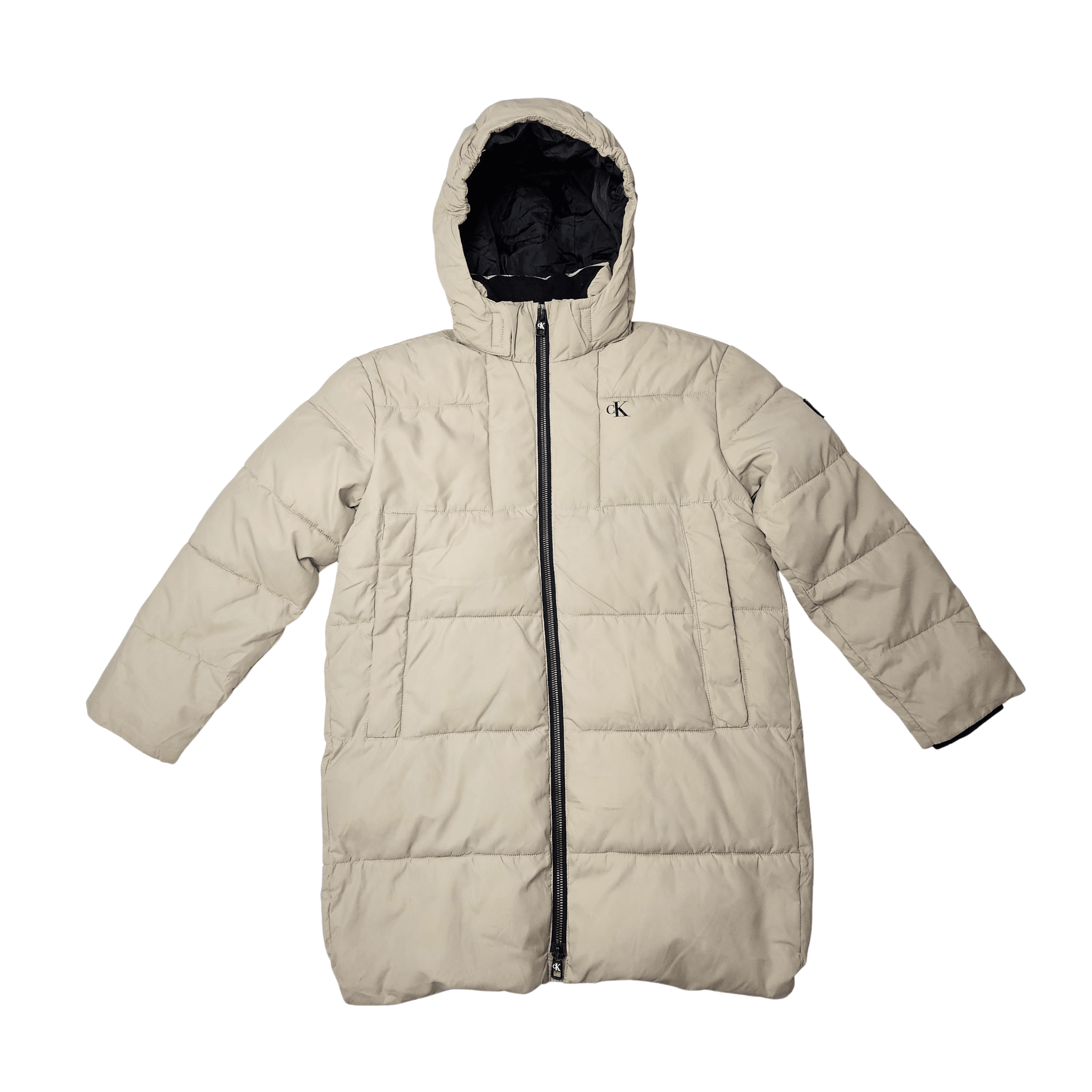 Xhup Femijesh Calvin Klein Ngjyre Bezhe S.Hand Childrens Coat