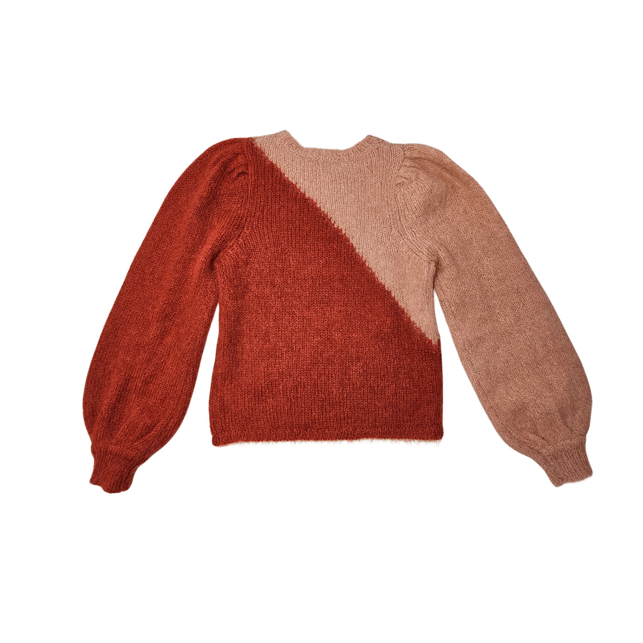 Pulover Femrash Zara Ngjyre Roze me Portokalli S.Hand