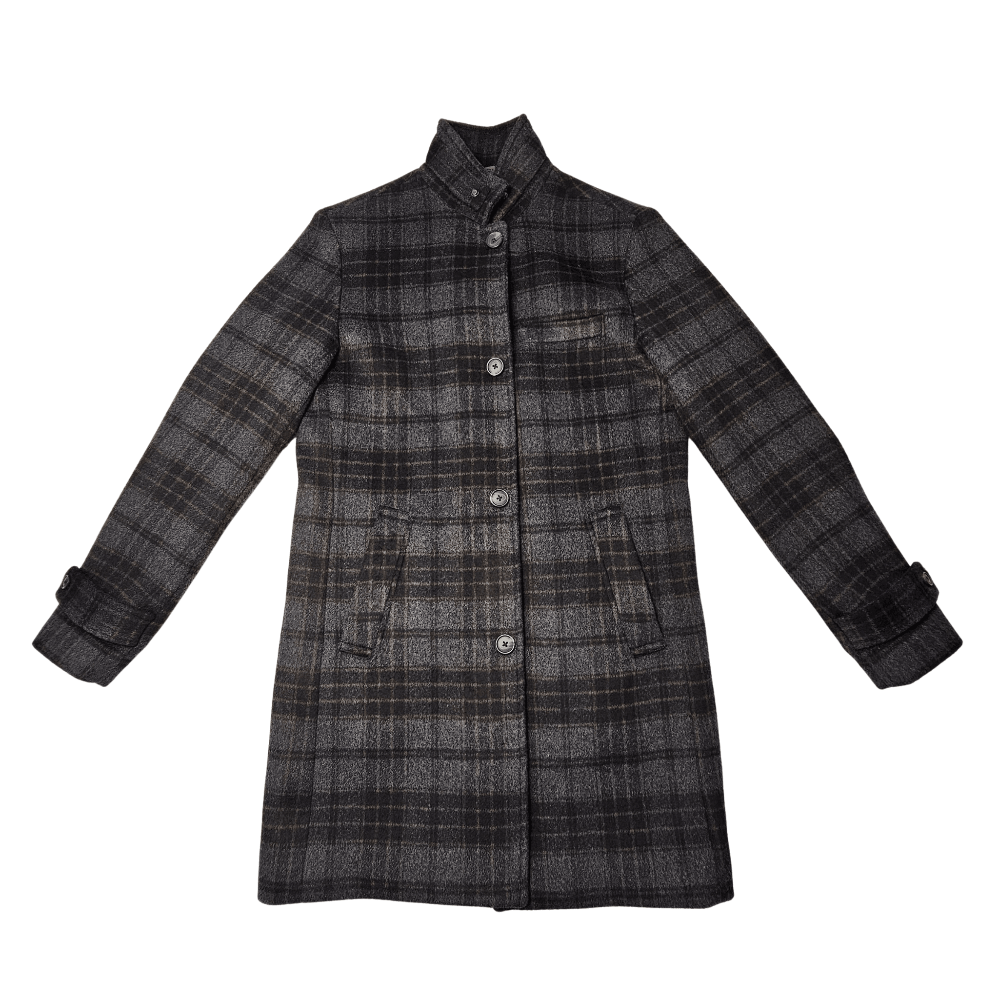 Pallto Meshkujsh Jake&Jones Ngjyre Gri e Erret Outlet