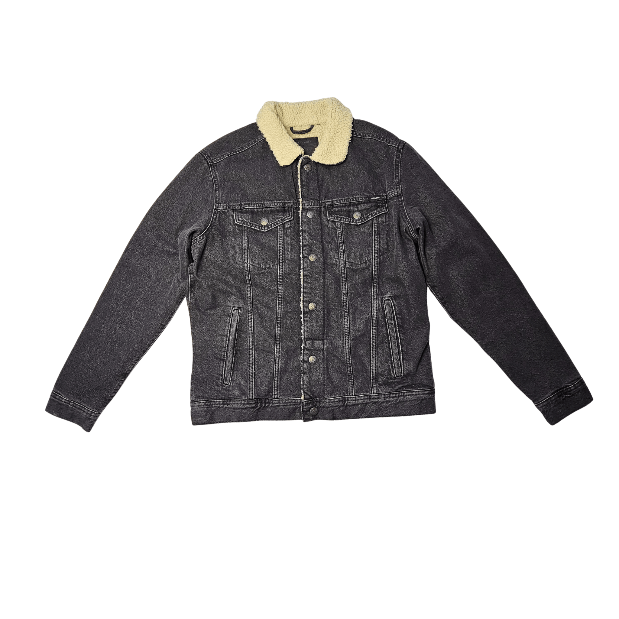 Xhakete Xhins Meshkujsh Jack&Jones Ngjyre Gri e Erret Outlet Jacket