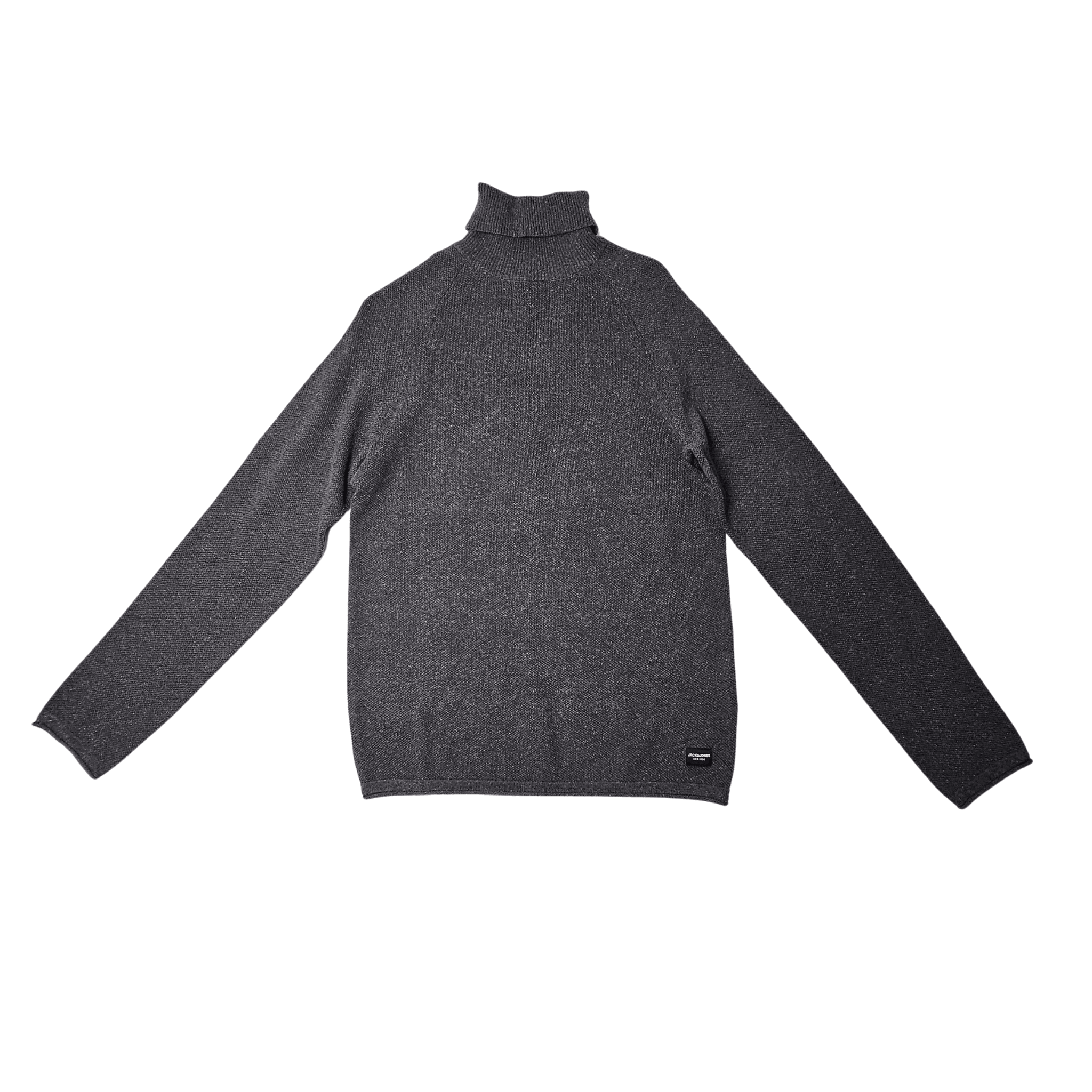 Pulover Meshkujsh Jack&Jones Ngjyre Gri e Erret Outlet 