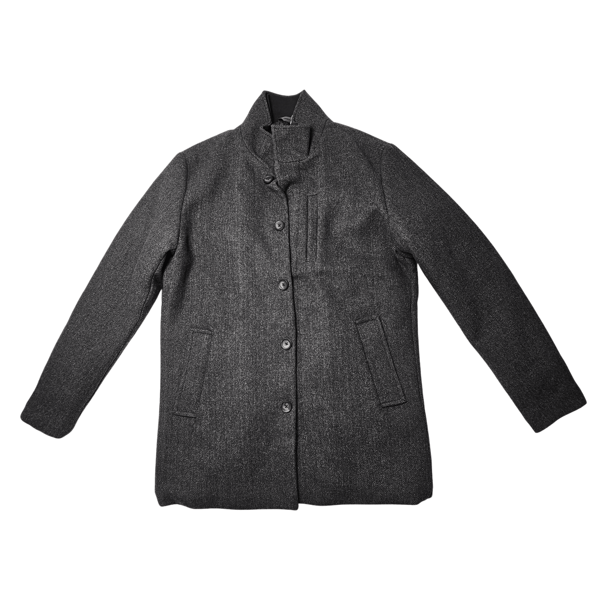 Pallto Meshkujsh Jack&Jones Ngjyre Gri e Erret Outlet