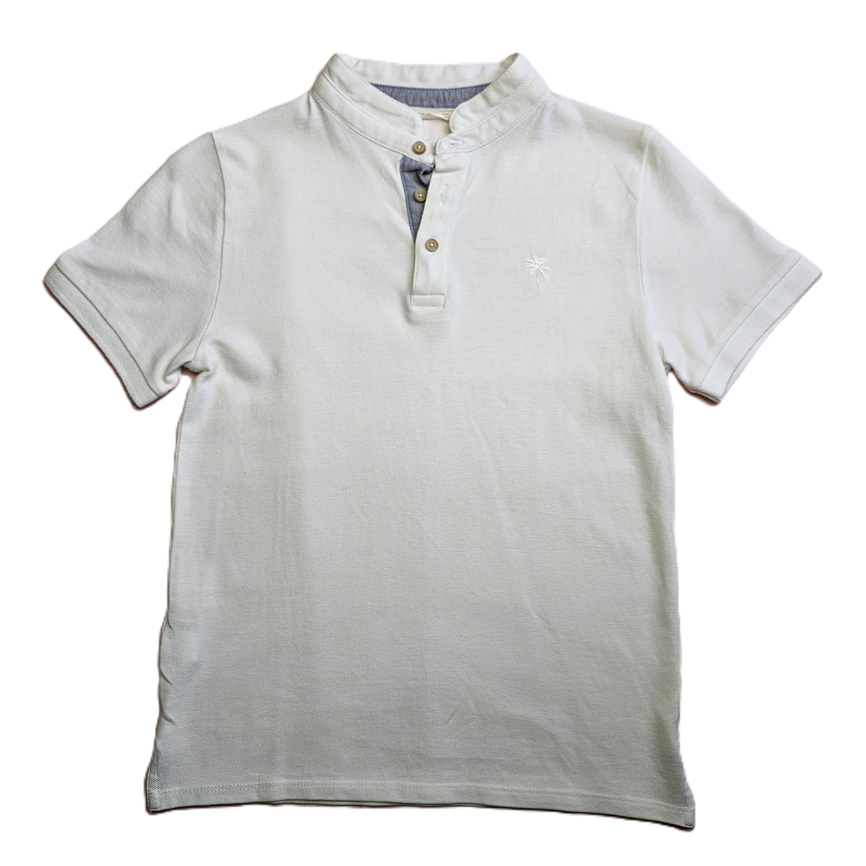 T-Shirt Femijesh MNG Ngjyre e Bardhe me Jake Blu S.Hand 