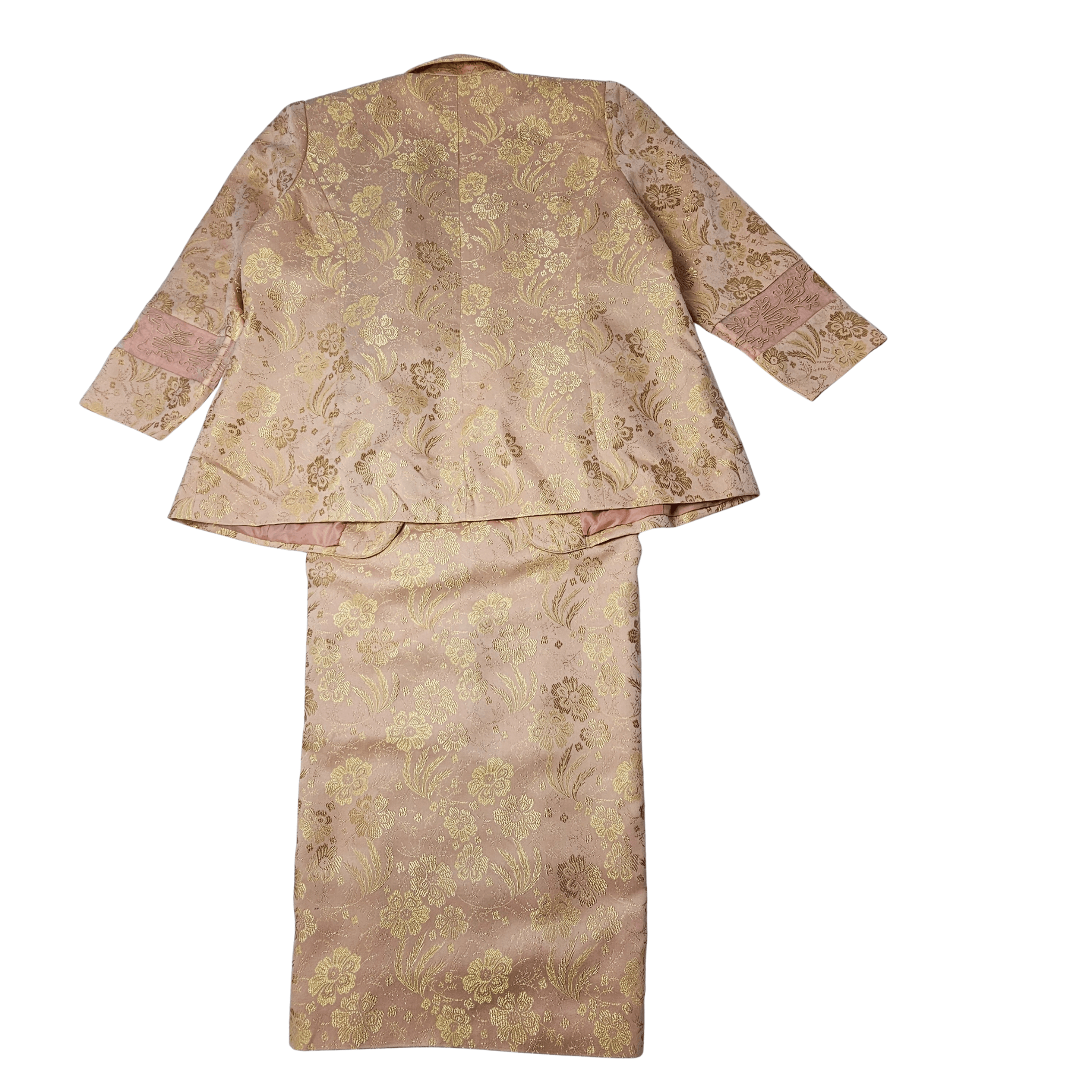 Set Femrash Fund&Xhakete Ngjyre Gold me Dizajn Lulesh Outlet