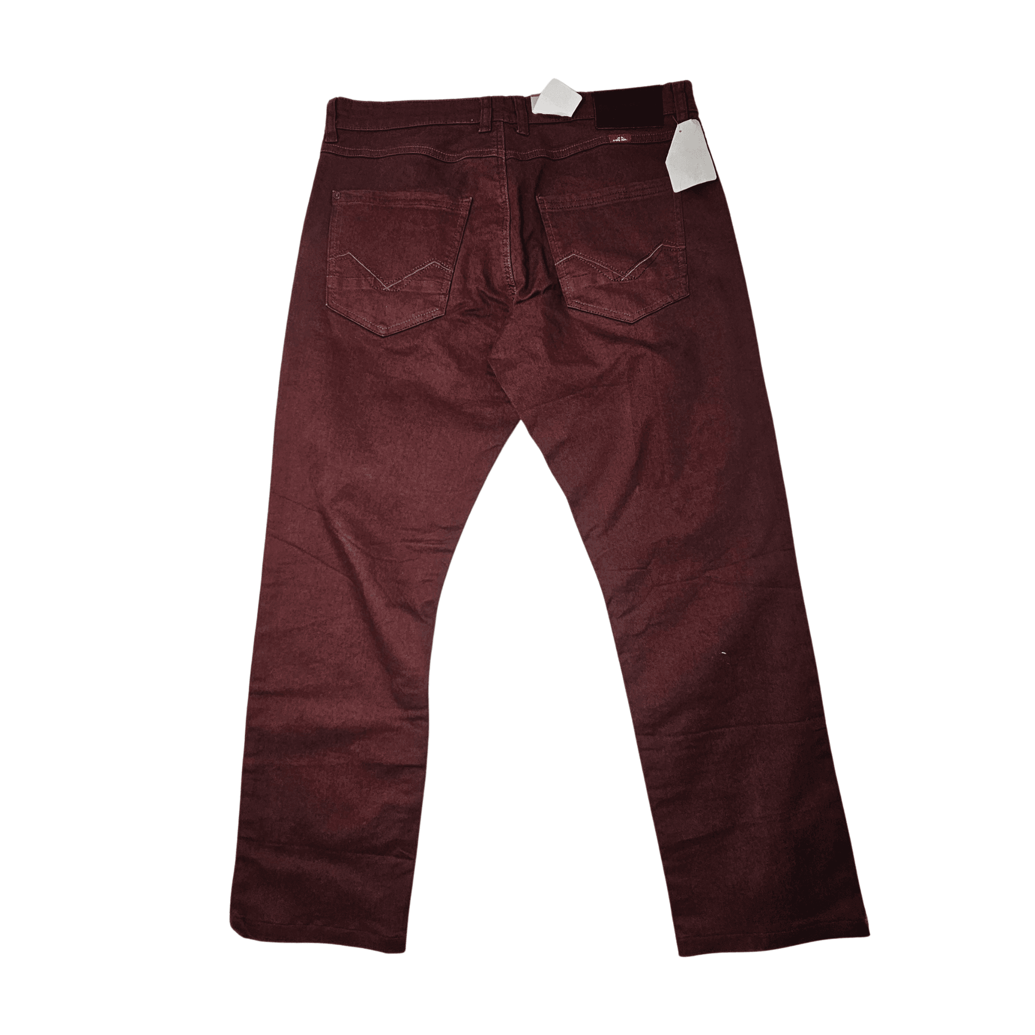 Pantallona Xhins Meshkujsh Hero Outlet Ngjyre Vishnje Jeans