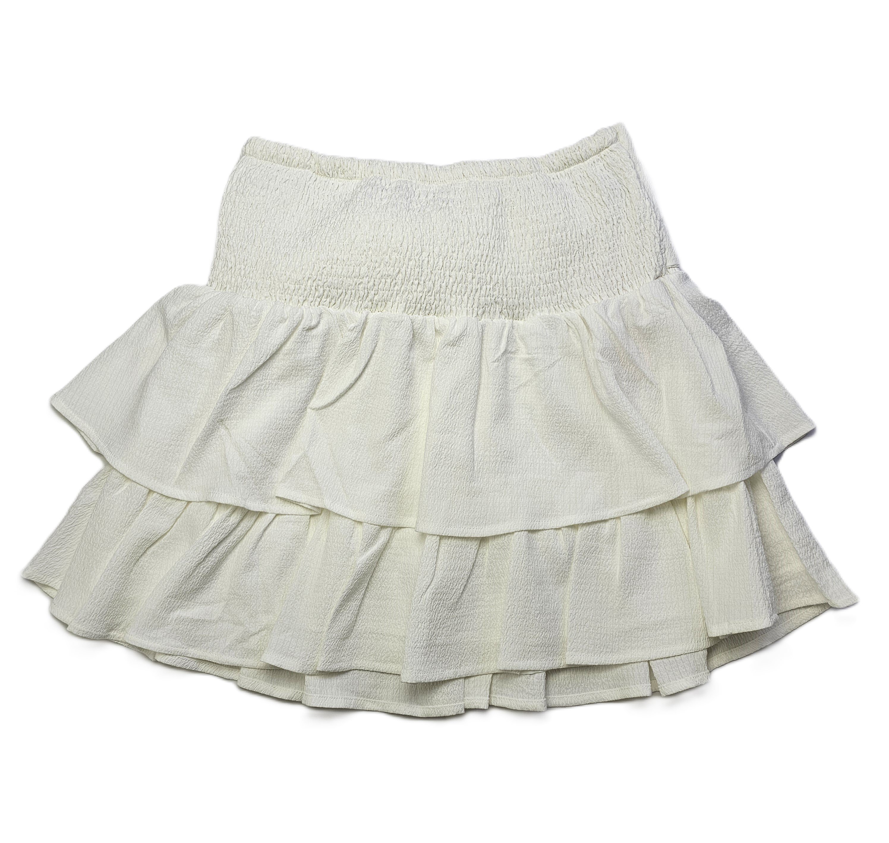 Fund Ngjyre i Bardhe me Pala S.Hand/Skirt