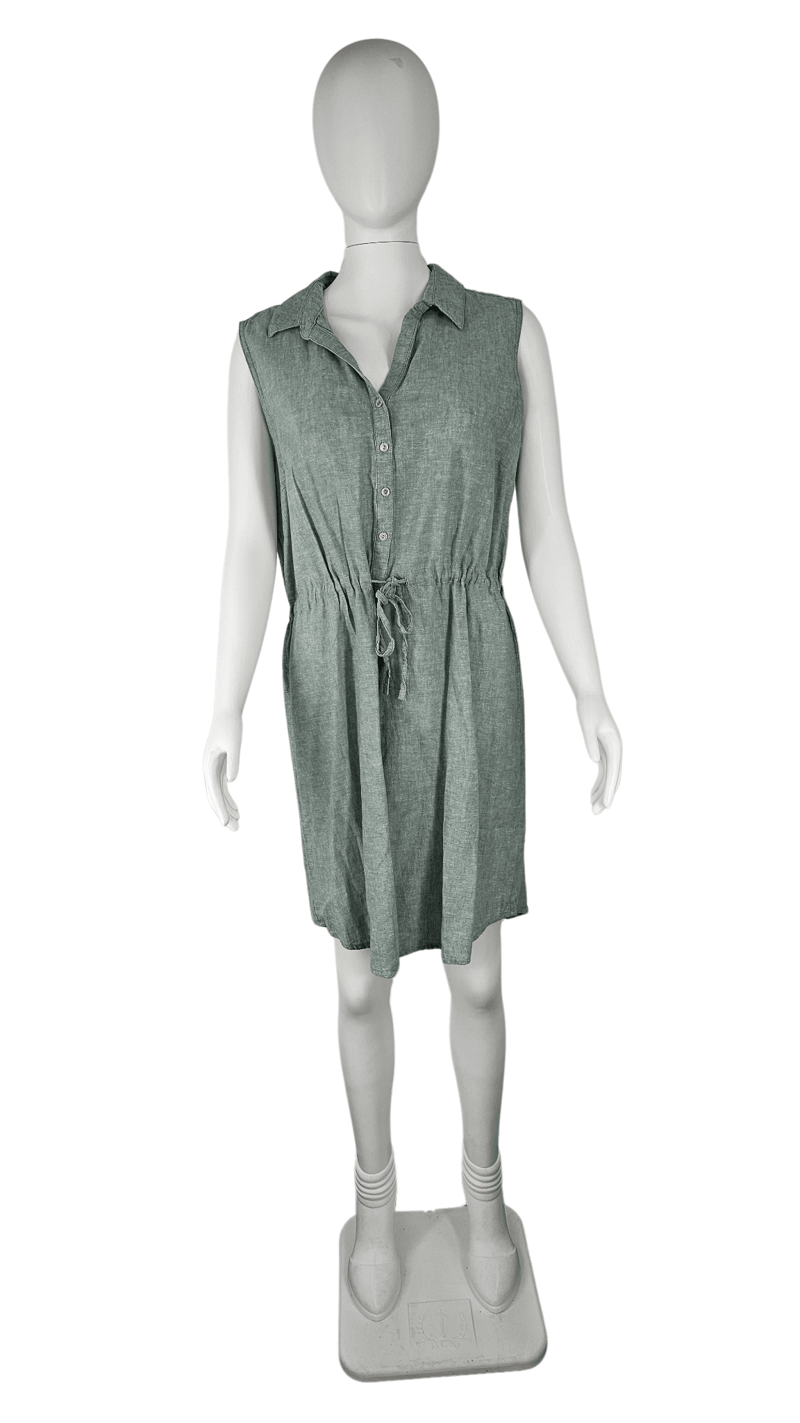 Fustan Femrash Esmara me Kopsa dhe Llastik tek Beli Ngjyre Mente S.Hand/Dress