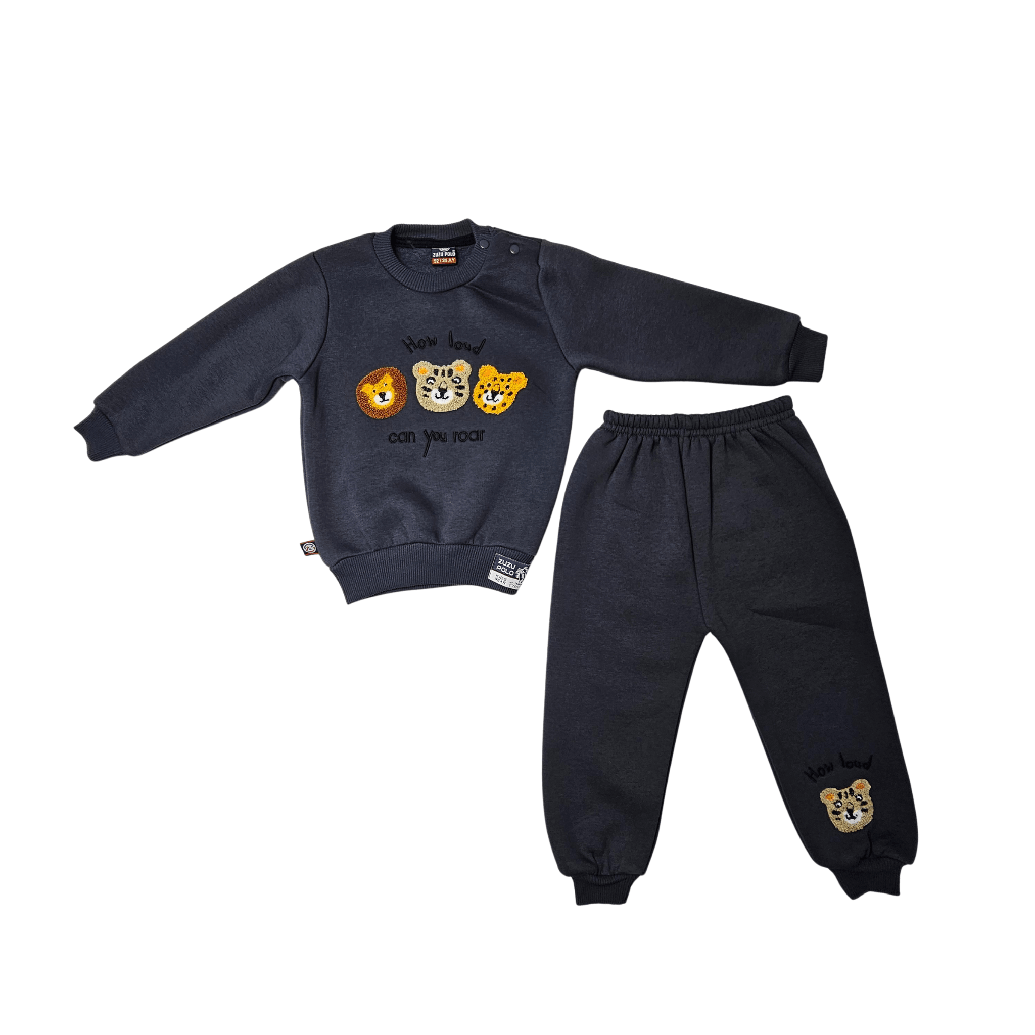 Kostum Femijesh Zuzu Polo Ngjyre Gri i Erret Outlet Children Costume