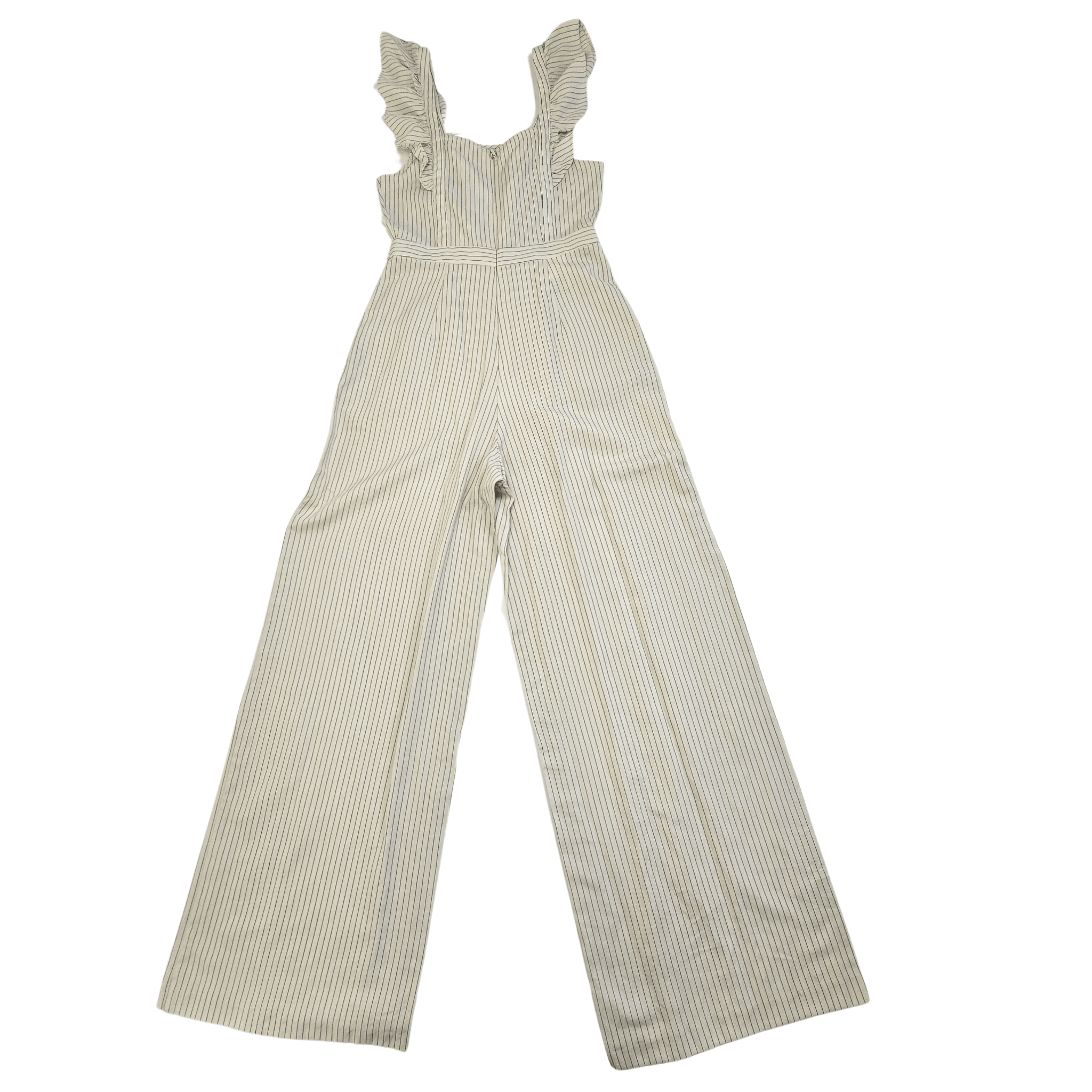 Paliceta Femrash Ngjyre Bezhe e Hapur me Vija te Zeza S.Hand/Jumpsuit