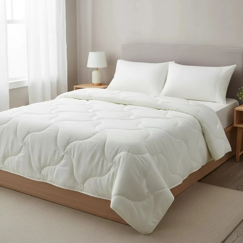 Jorgan Lisho Dopio 220x240cm Trapunto 150Gsm Outlet Double Duvet - Bardhë