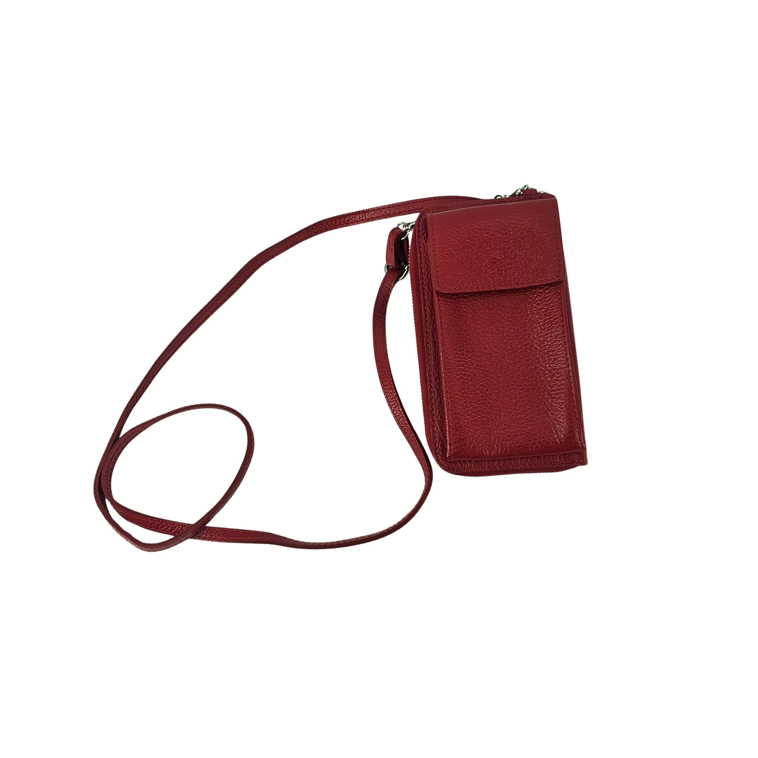 Portofol-Cante Femrash Ngjyre e Kuqe S.Hand Women's Crossbody Wallet