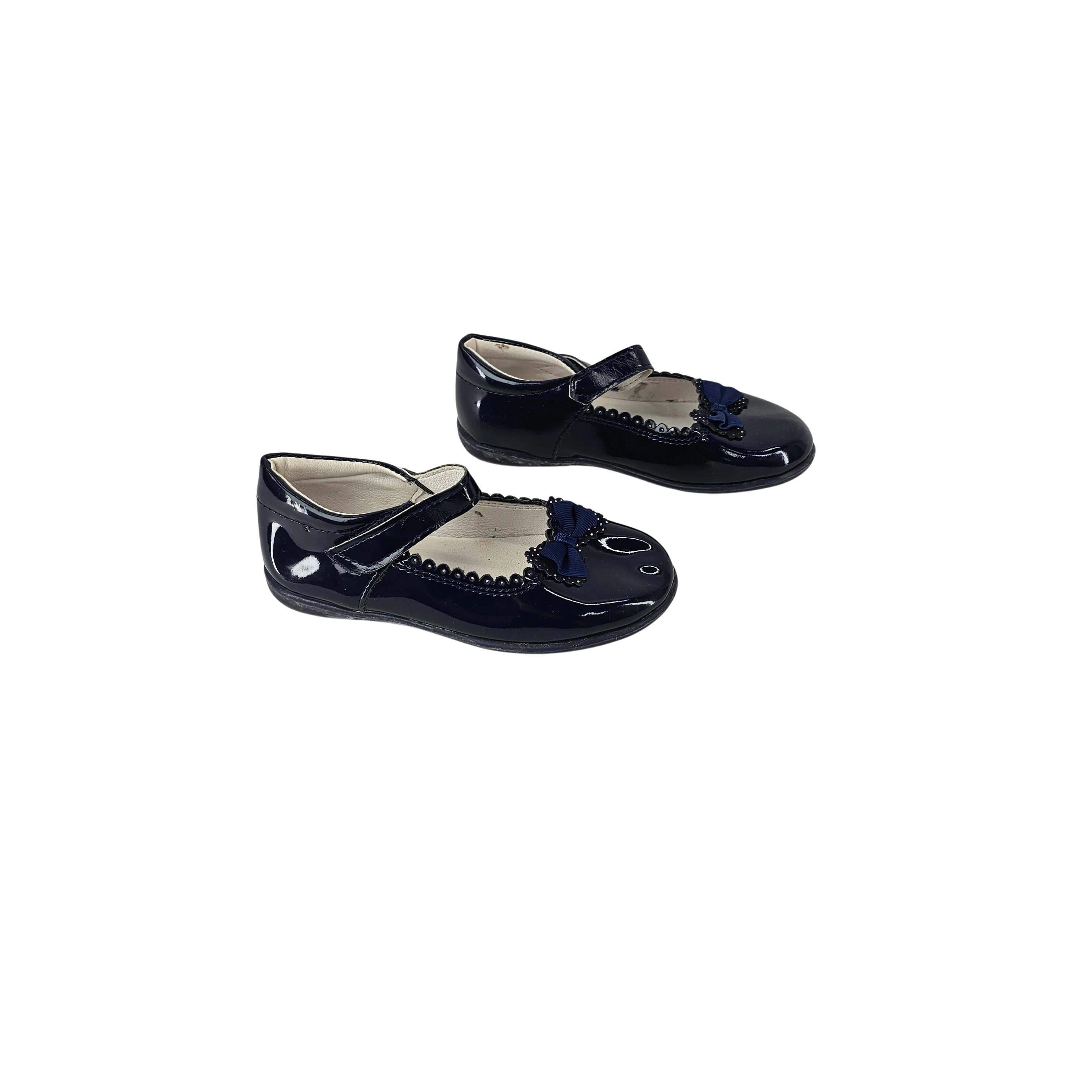 Sandale Femijesh Ngjyre Blu te Erreta me Detaj Fjonge dhe Gura S.Hand Children's Shoes