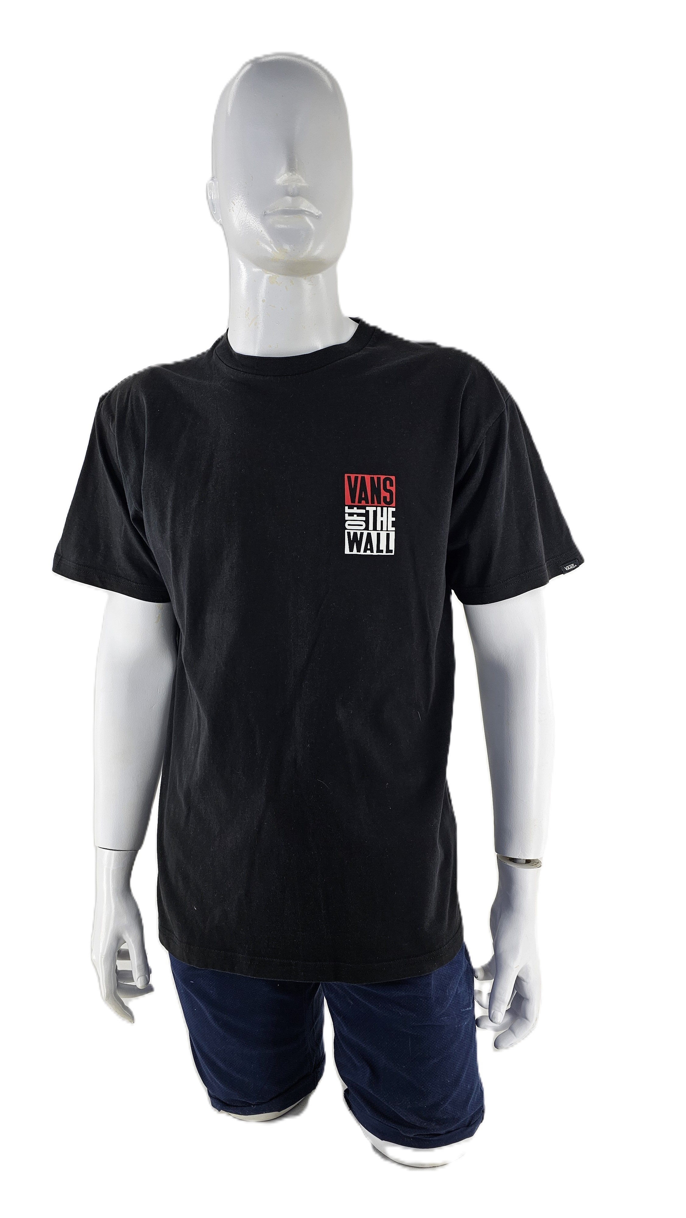 T-Shirt Meshkujsh Vans Ngjyre e Zeze S.Hand/T-Shirt