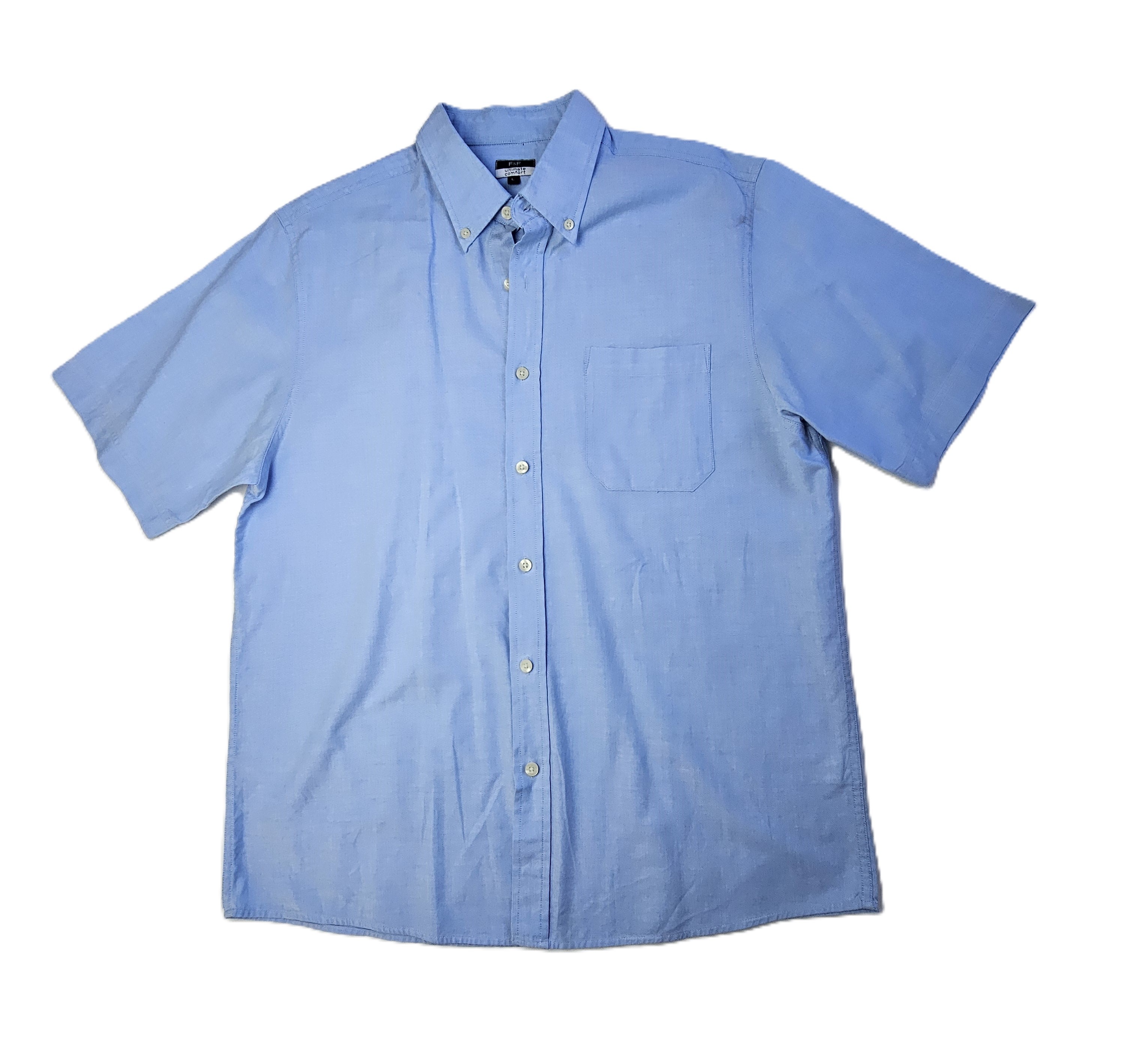 Kemishe Meshkujsh Ngjyre Blu e Hapur S.Hand/Shirt