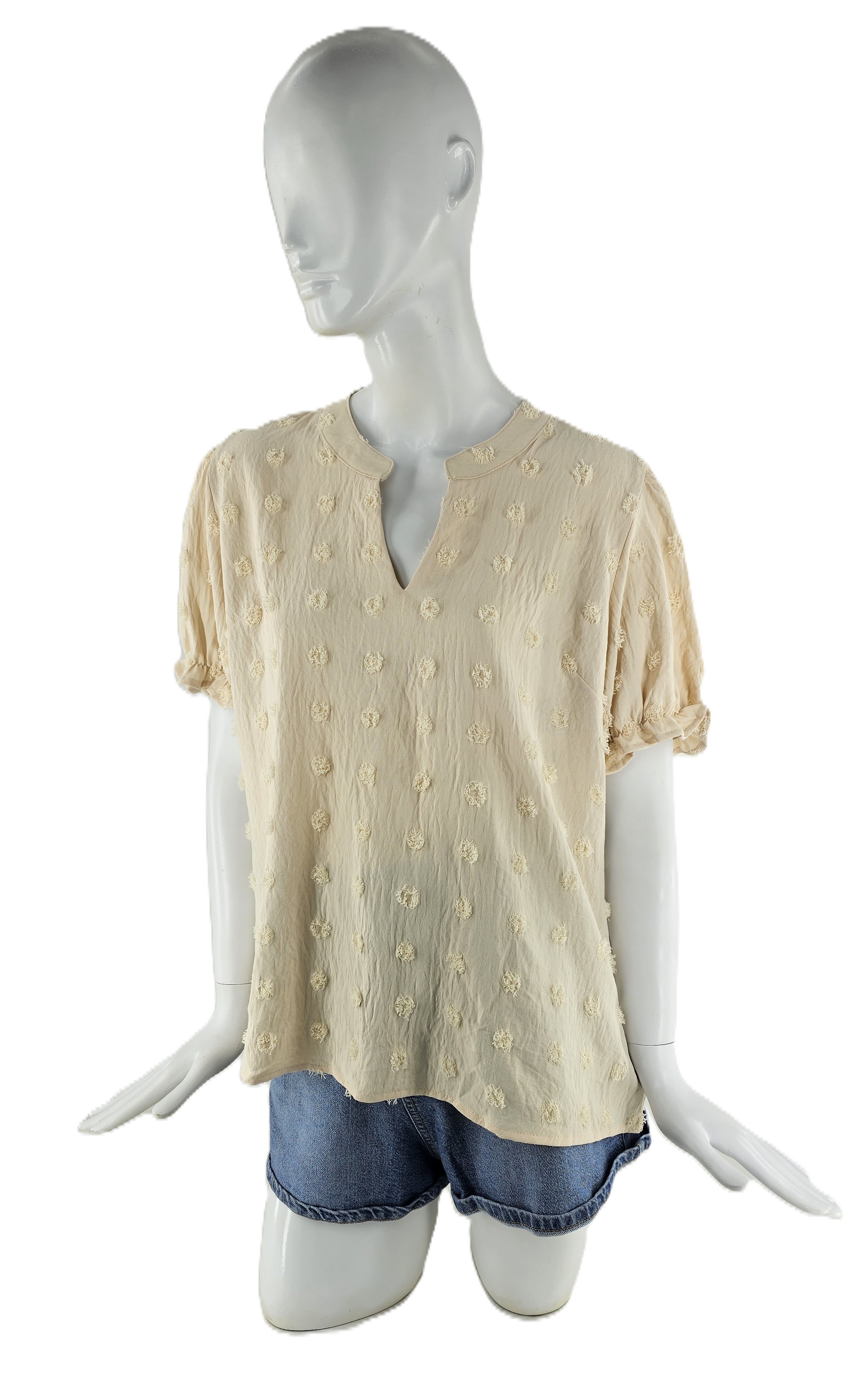 Kemishe Femrash Ngjyre Bezhe Outlet/Shirt