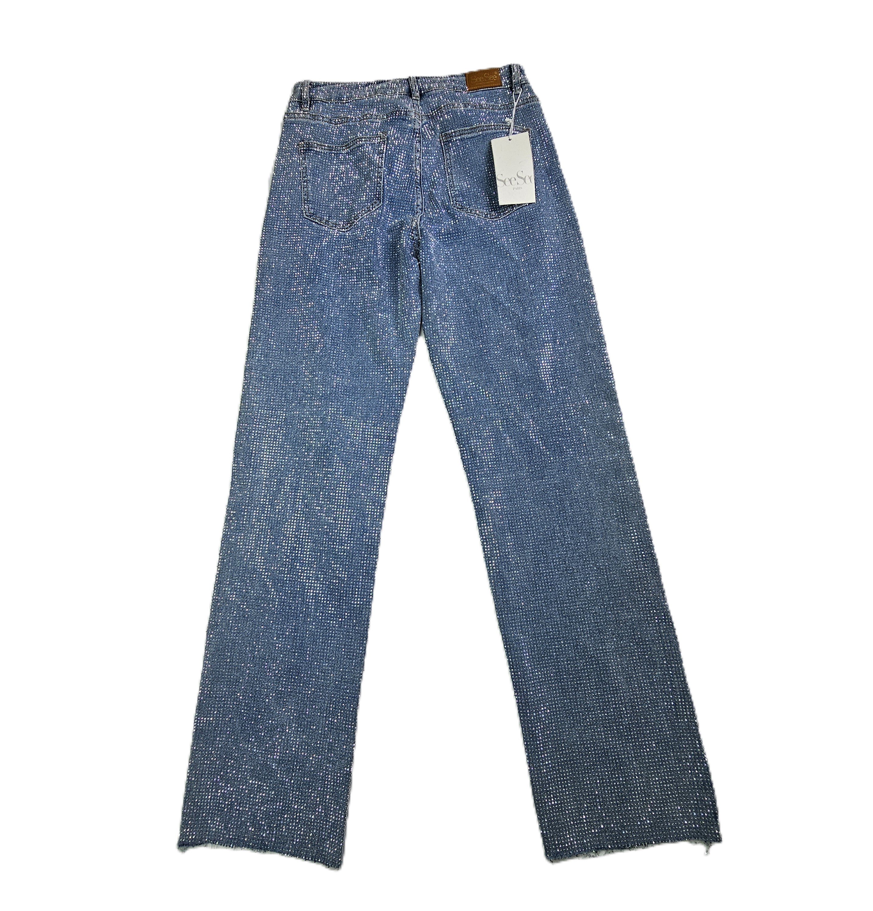 Pantallona Xhinse Femrash See See Paris me Gure Outlet/Jeans