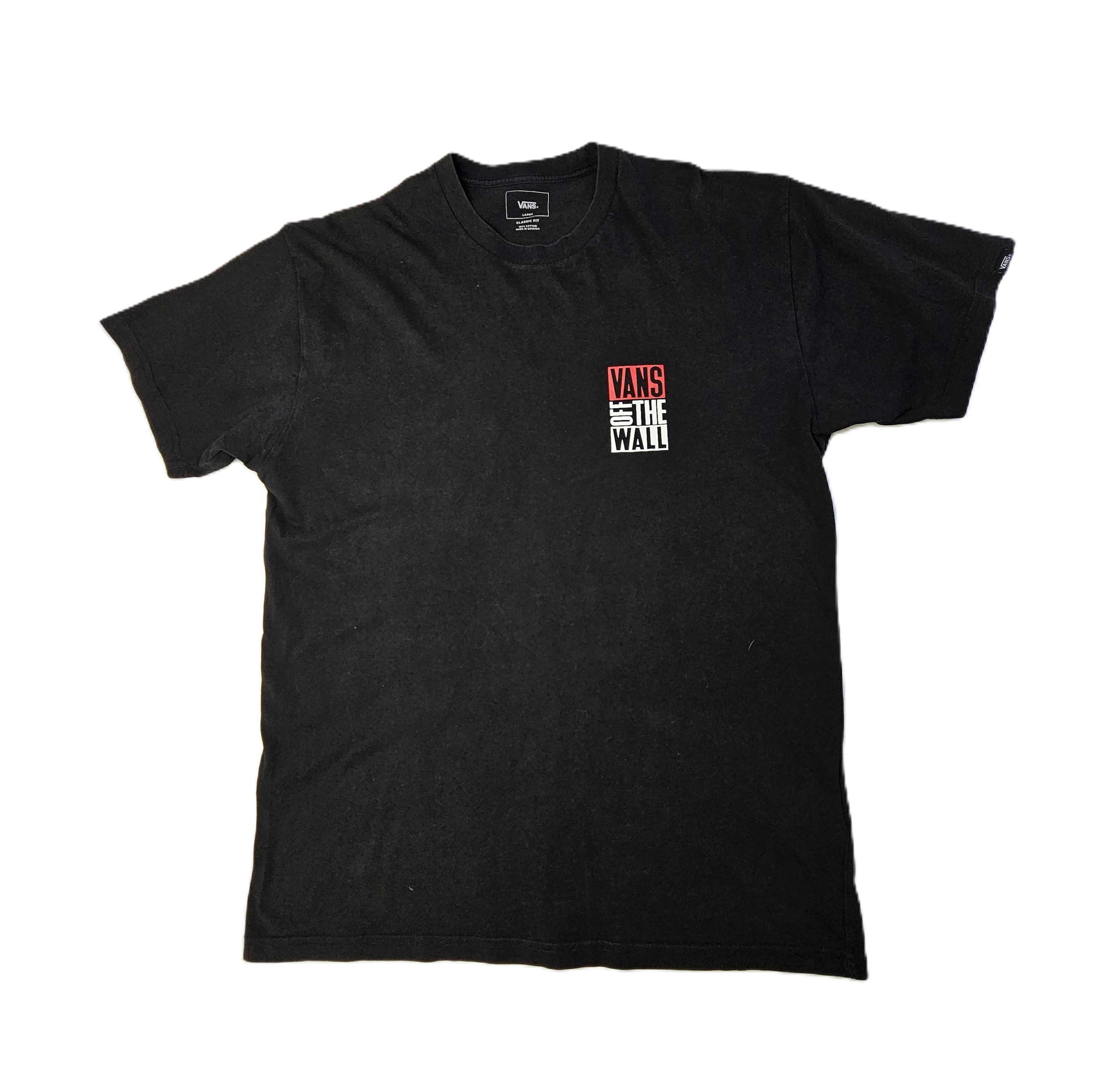 T-Shirt Meshkujsh Vans Ngjyre e Zeze S.Hand/T-Shirt
