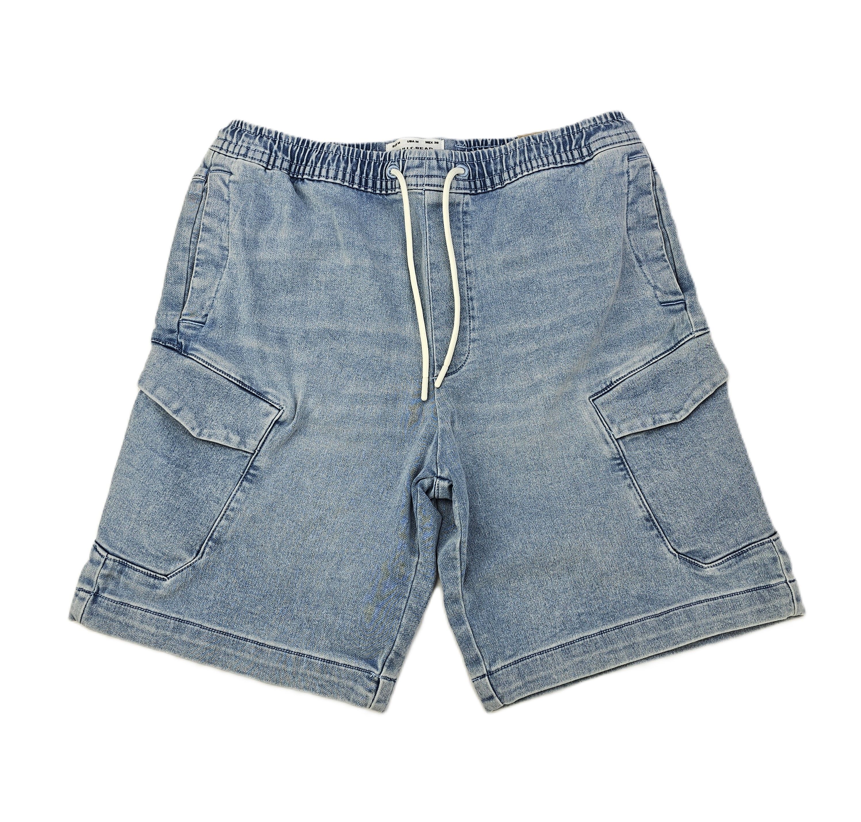 Pantallona te Shkurtra Meshkujsh Pull&Bear S.Hand/Blue Denim Shorts