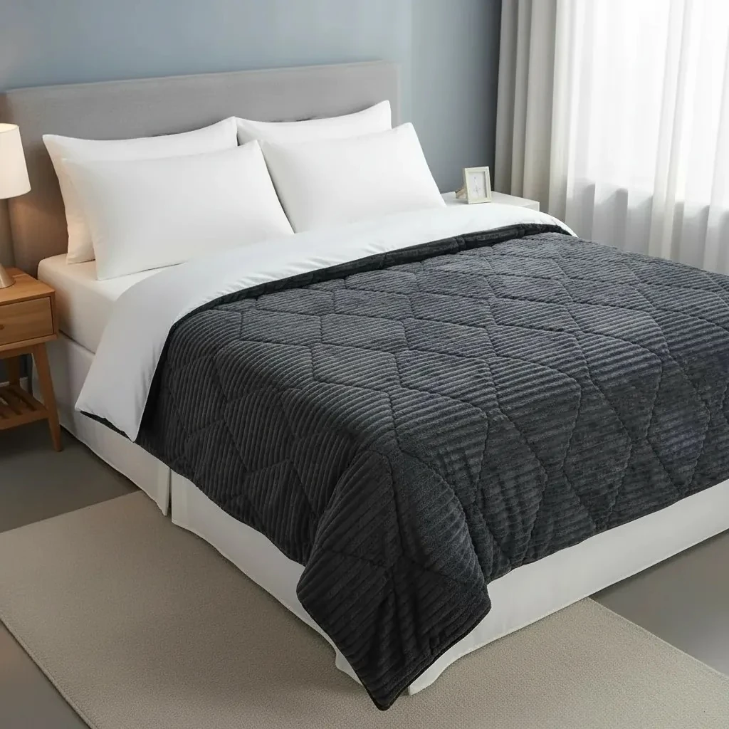 Jorgan Welsoft Tek 160x220cm Outlet Duvet - Gri e Erret