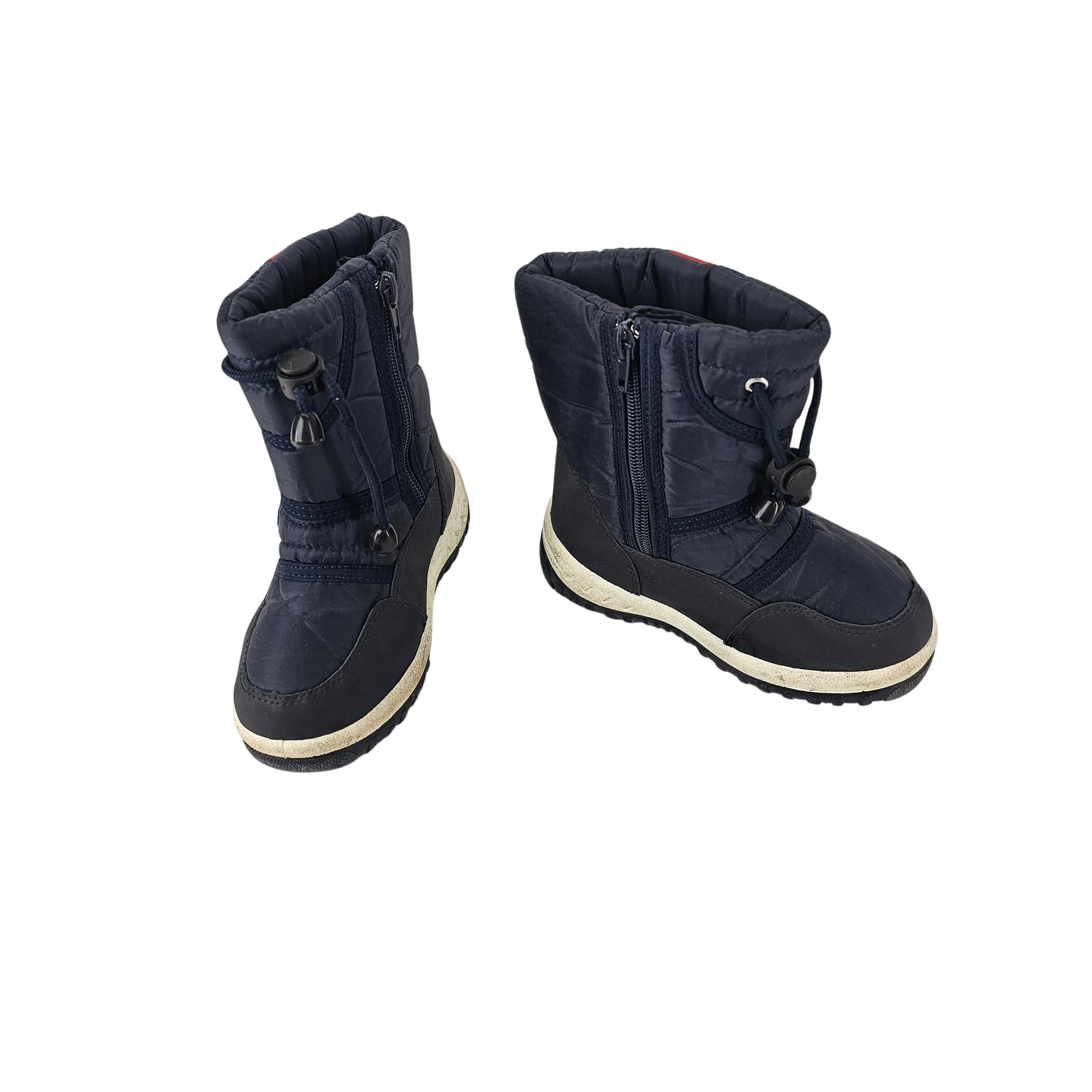 Cizme Femijesh me Push Brenda Ngjyre Blu te Erreta me Dizajn te Kuq S.Hand Children's Boots