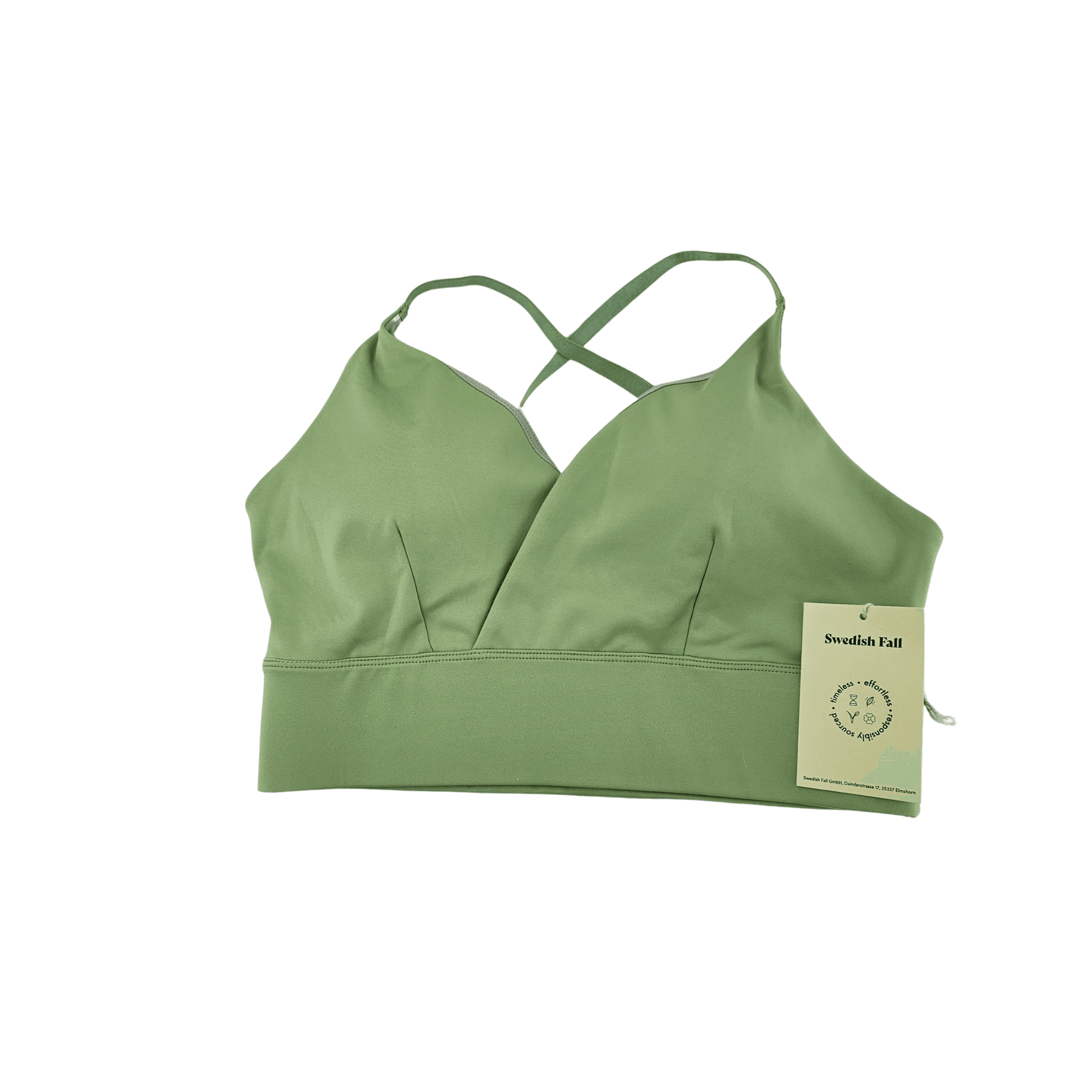 Fitness Crop Top Swedish Fall Ngjyre Mente Pastel Outlet