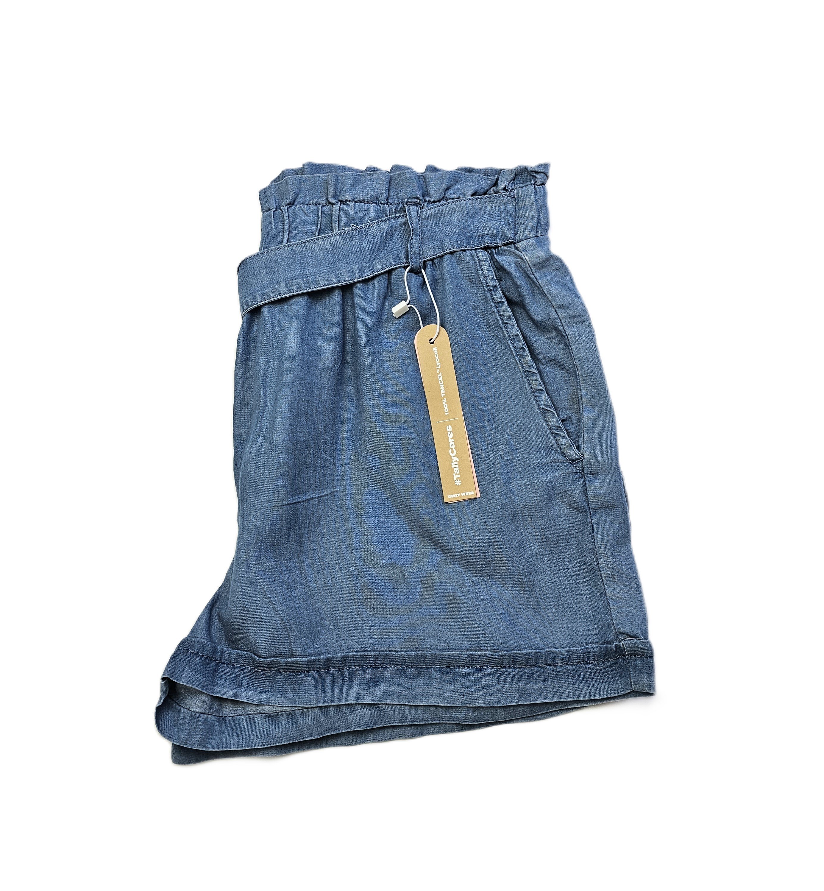 Pantallona te Shkurtra Femrash Tally Weijl Ngjyre Blu Xhins Outlet/Shorts