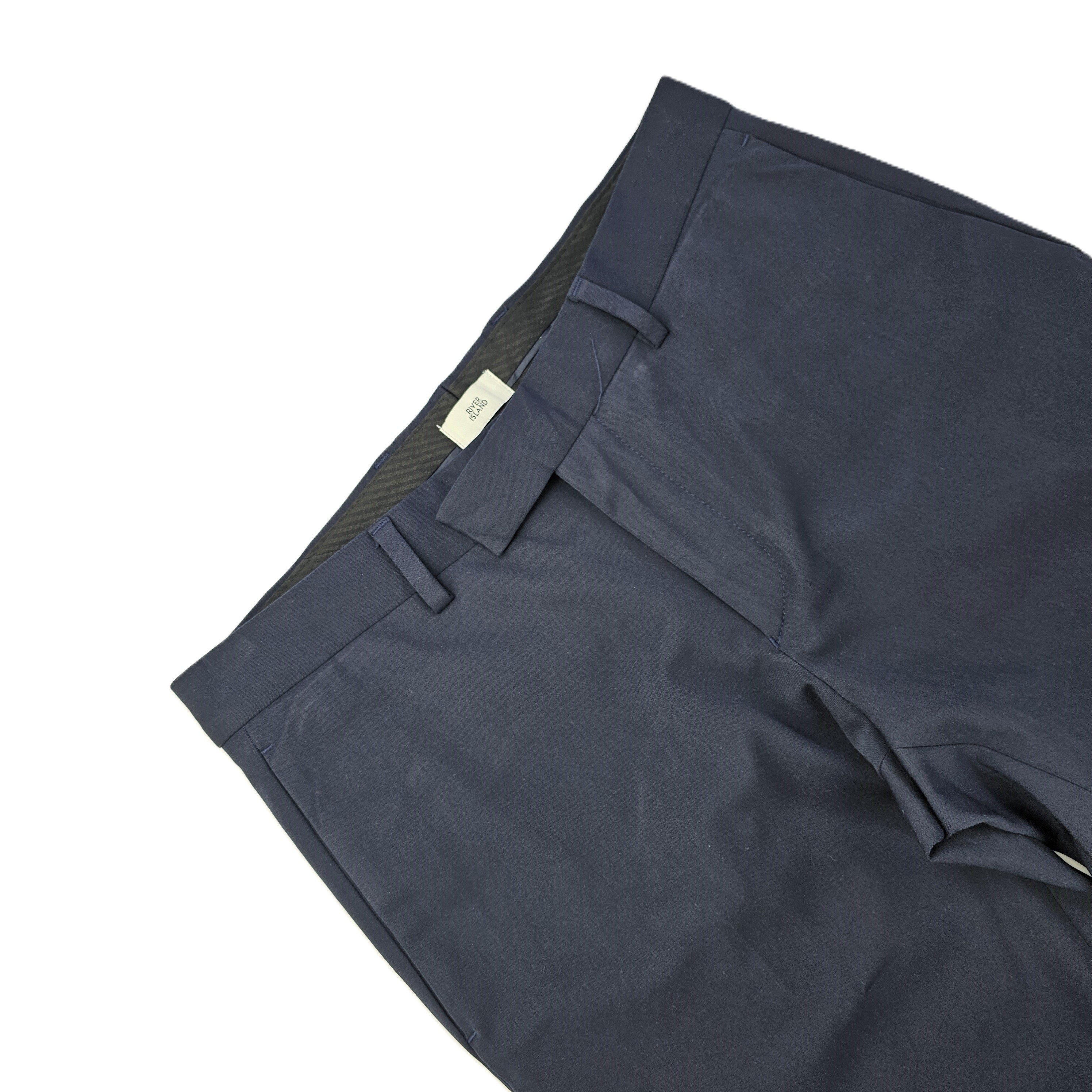 Pantallona Klasike Meshkujsh River Island Ngjyre Blu e Erret S.Hand/Classic Dark Blue Pants