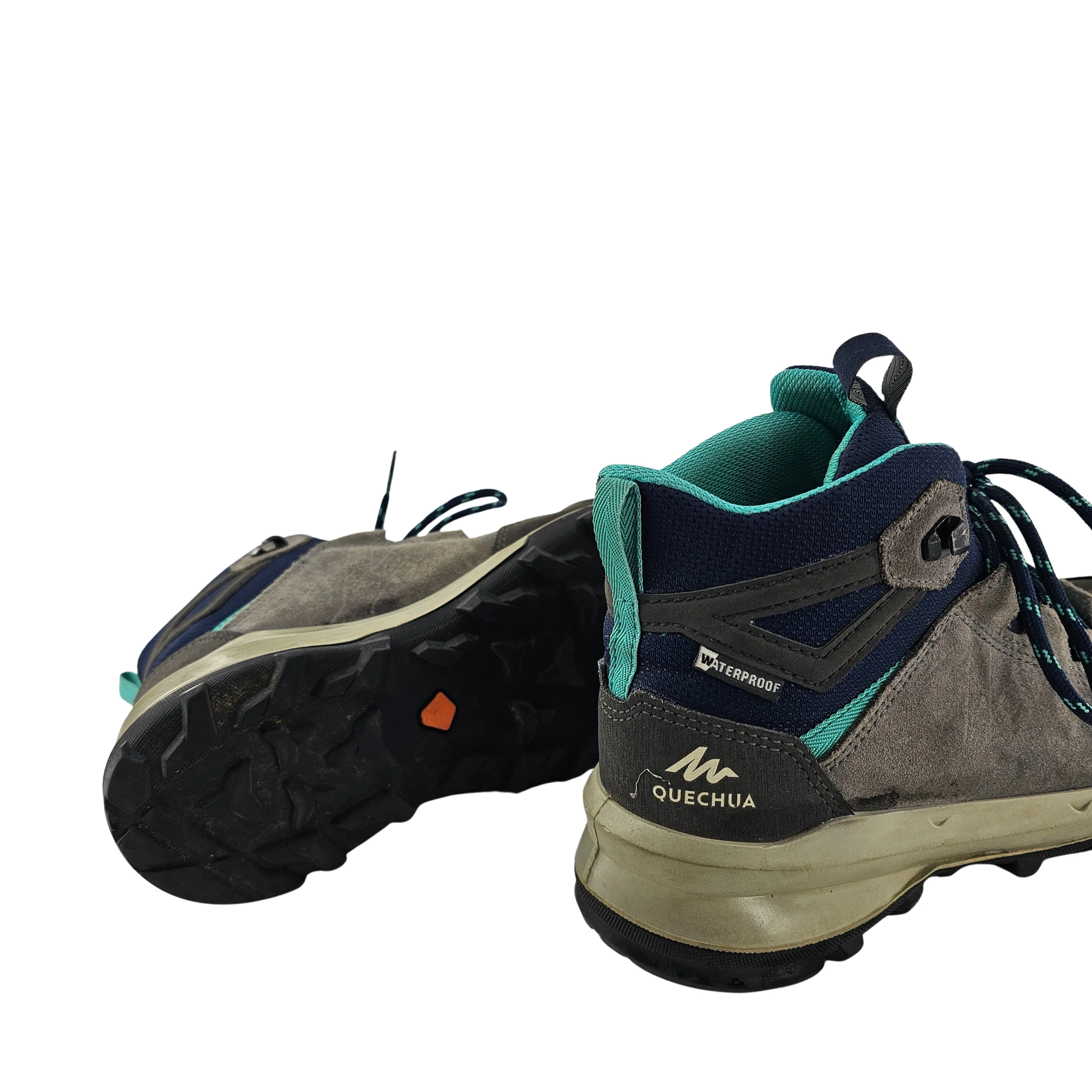 Kepuce Femijesh Waterproof Ngjyre Gri me Dizajn Mente dhe Blu S.Hand Children's Shoes