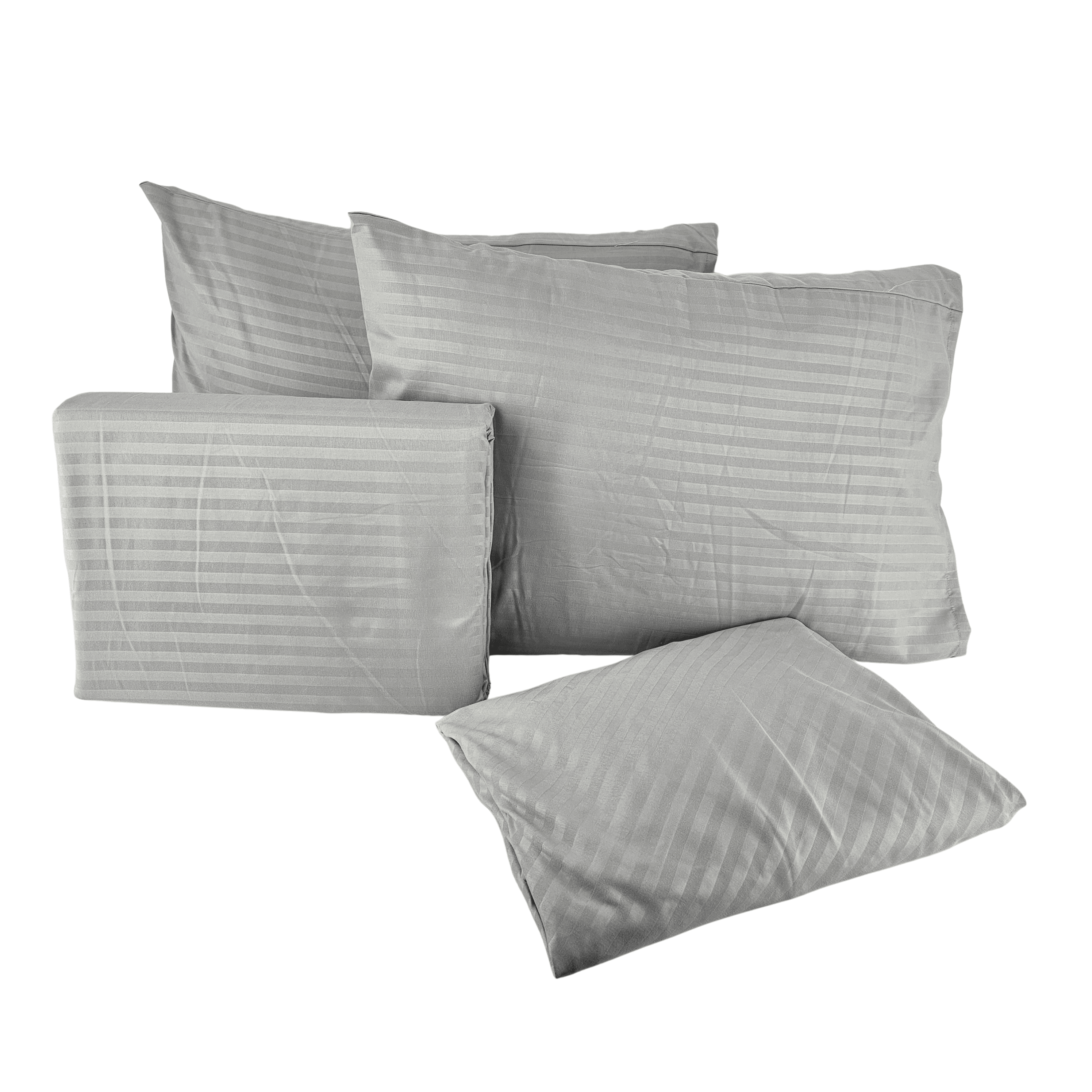 Set Zarf Jorgani Ngjyre Gri  me Vija  Dopio 180x200cm Outlet Double Bed Cover Set