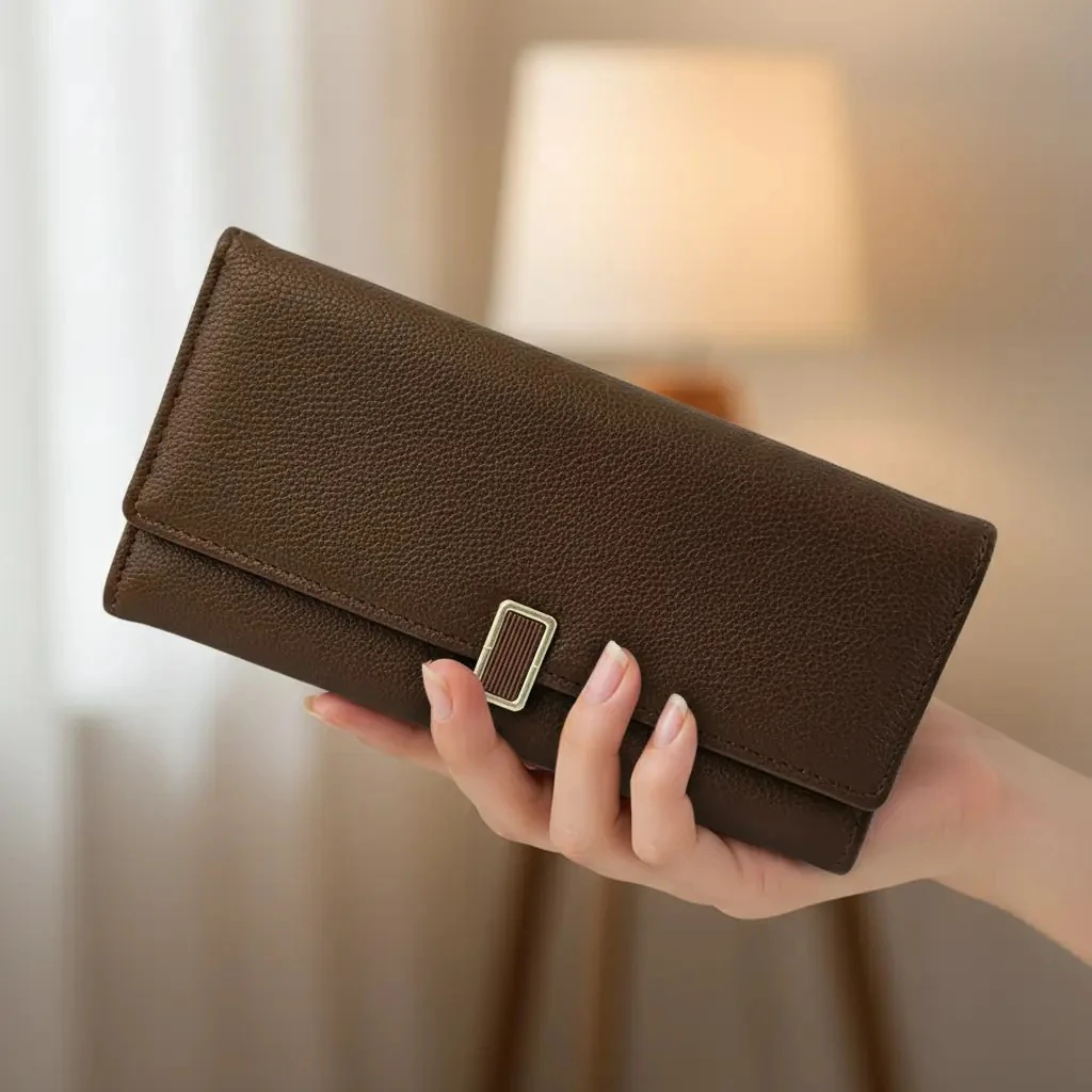 Portofol Femrash M6 Women`s Wallet - Kafe