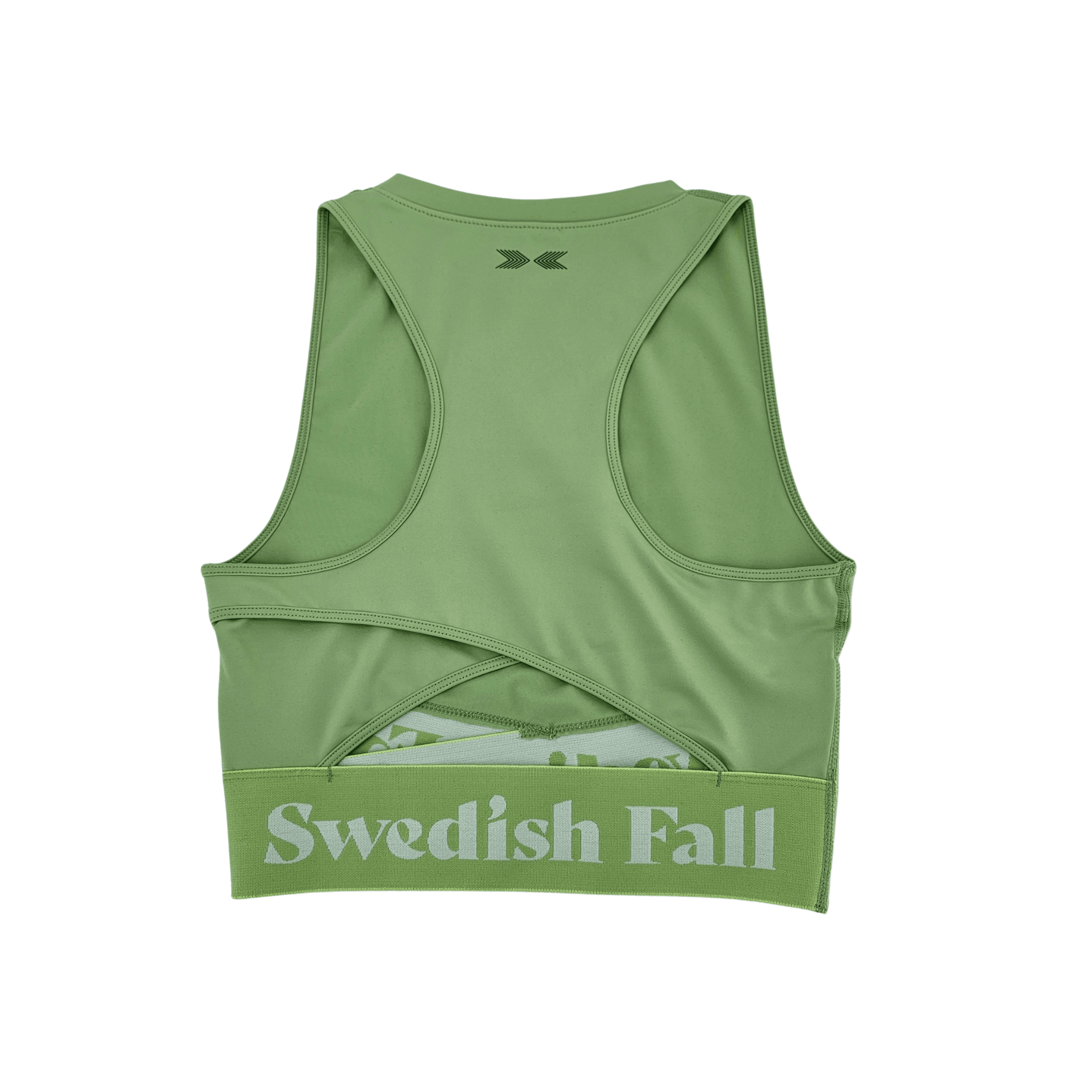 Fitness Crop Top Swedish Fall Ngjyre Jeshile e Hapur Outlet