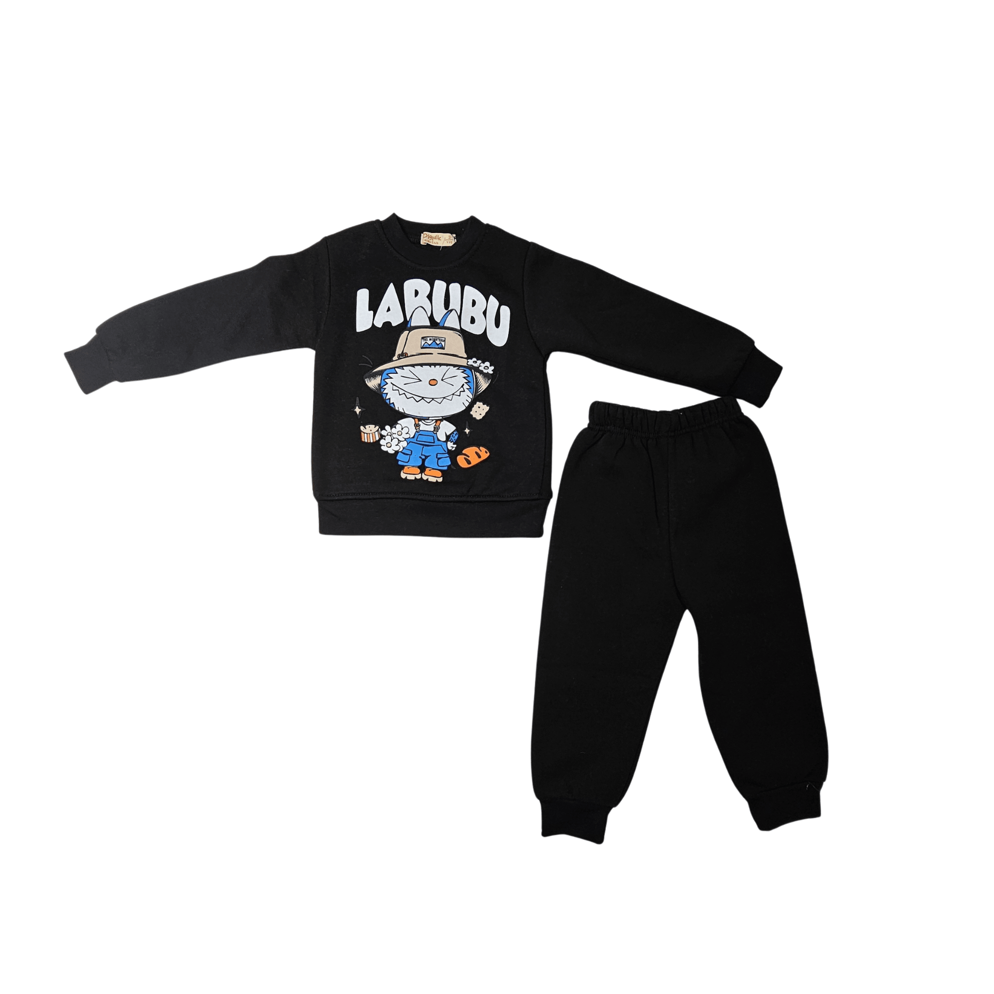 Kostum Femijesh Digidik ngjyre i Zi me labubu Outlet Childrens Costume 